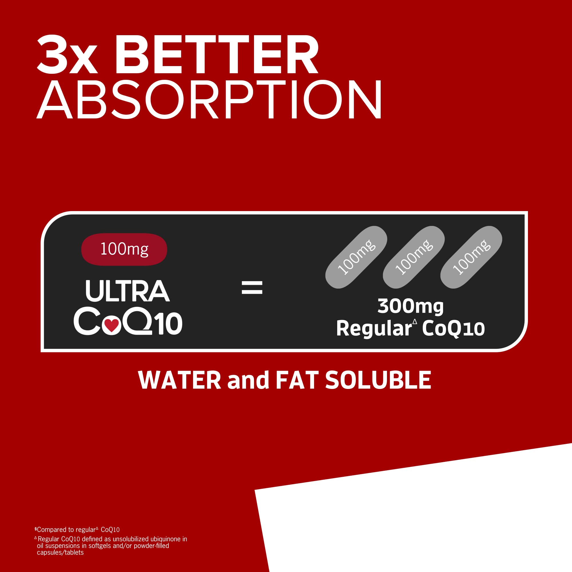 Qunol CoQ10 100mg Softgels Ultra 3X Better Absorption Coenzyme Q10 - Antioxidant Qunol buy supplements canada