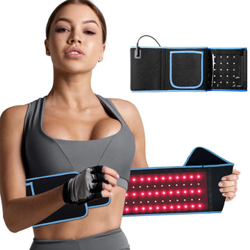 Red Light Infrared Therapy Belt: Pain Relief Device LED Red Light Therapy Lamp Near Body Large Pad Wrap ADVARAYS buy supplements canada