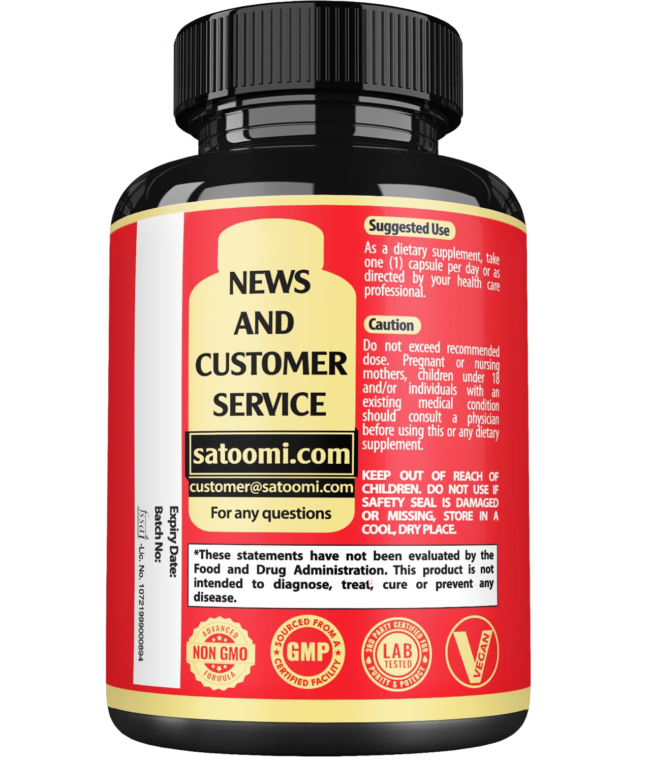 Satoomi NAD Supplement with Nicotinamide Riboside NR, Resveratrol, Quercetin - 60 Count - 30 Days Satoomi buy supplements canada