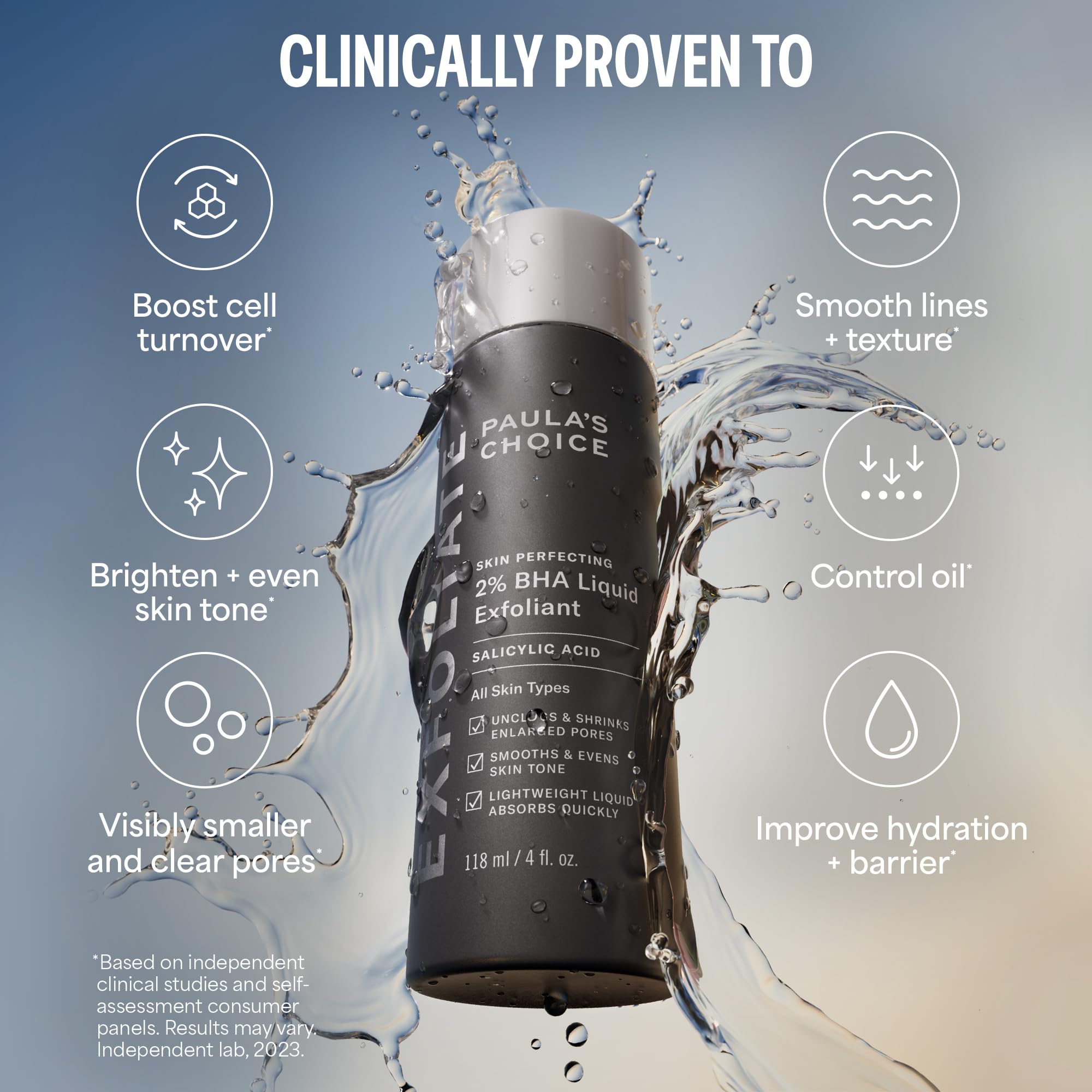 Paulas Choice--SKIN PERFECTING 2% BHA Liquid Salicylic Acid Exfoliant--Facial Exfoliant for Blackheads, Enlarged Pores, Wrinkles & Fine Lines, 4 oz Bottle Paula's Choice buy supplements canada