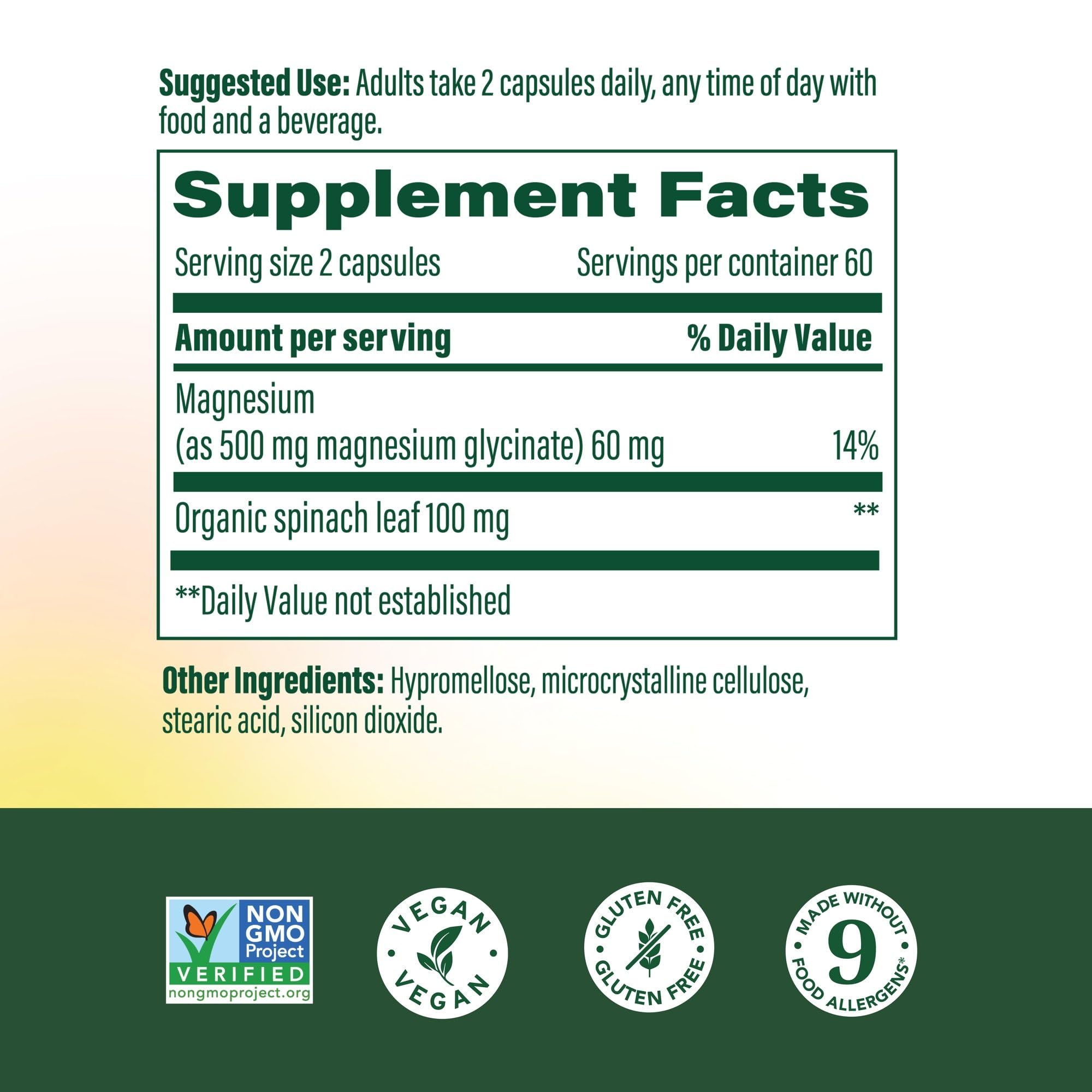 MegaFood Magnesium Glycinate 500mg - Chelated Magnesium Supplement - 60mg Elemental Magnesium - Gentle on the Stomach - Supports Normal Sleep Cycle & Healthy Stress Response - 120 Capsules 60 Servings MegaFood buy supplements canada