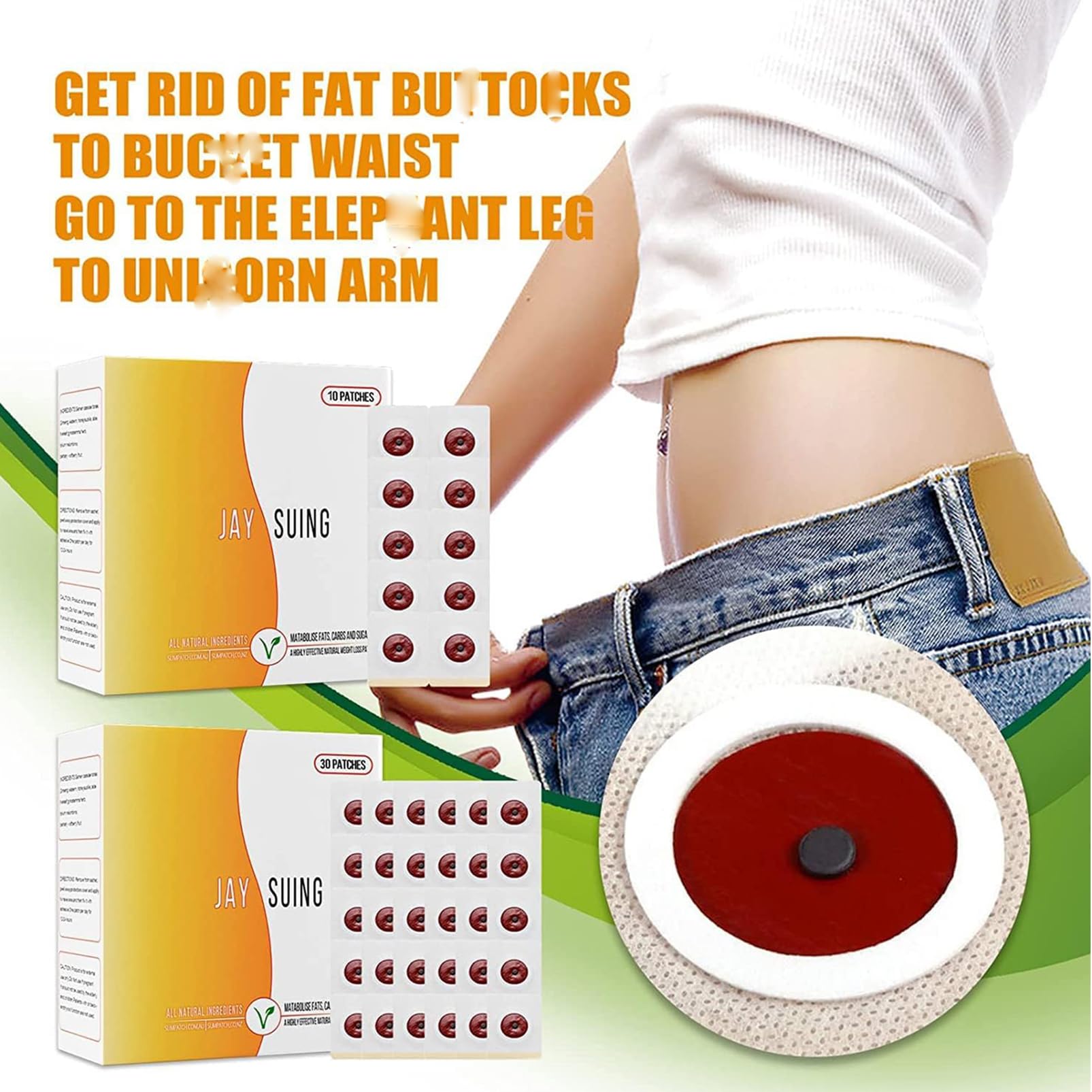 30Pcs Belly Patch, Waterproof Stickers for Women Girls, Natural Belly Sticker for Women and Men Rosarden buy supplements canada
