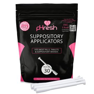 ACE NUTRITION pHresh Vaginal Suppository Applicators – Pack of 30 Individually Wrapped Disposable ACE NUTRITION buy supplements canada