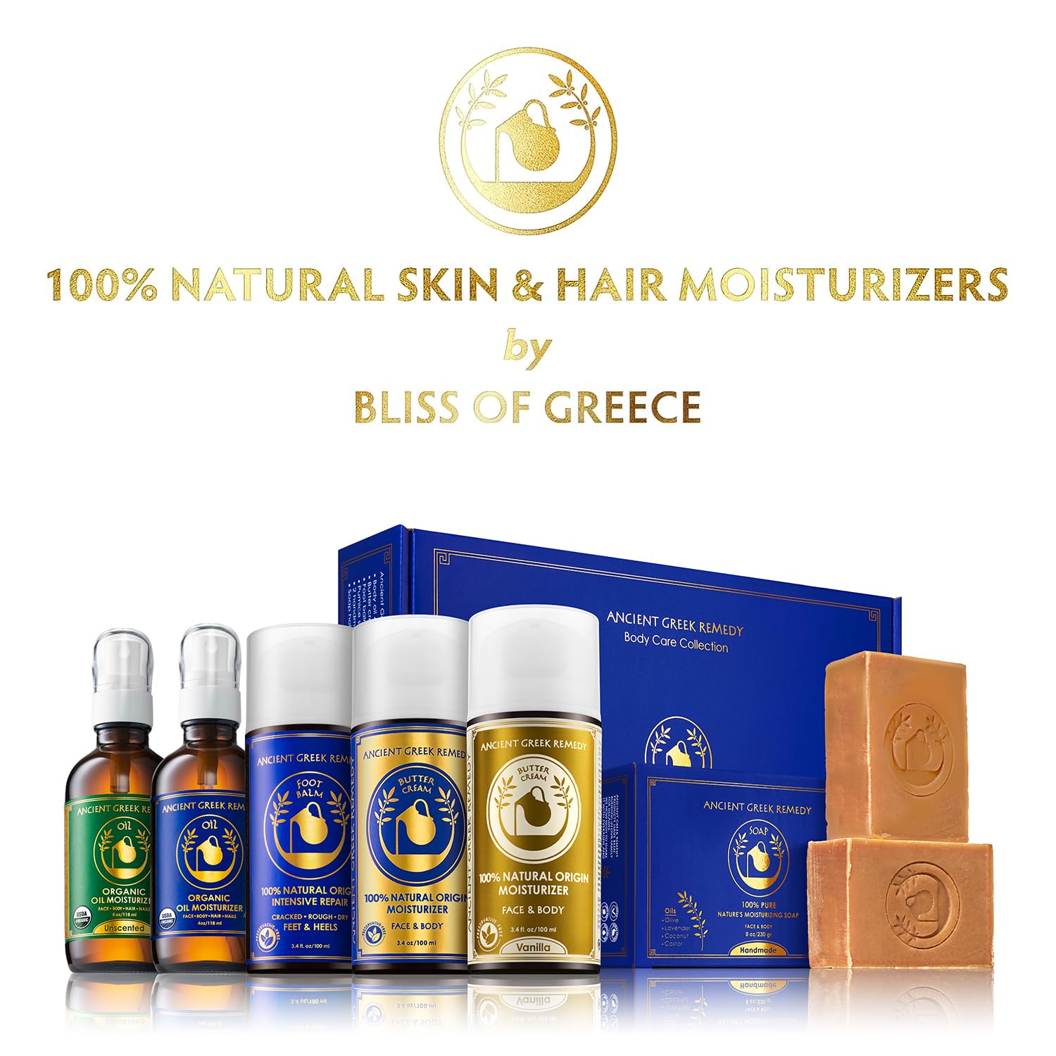 Ancient Greek Remedy Body Oil - Organic After Shower Face Oil & Body Moisturizer for Dry Skin - Almond, Jojoba, Olive, Lavender Ancient Greek Remedy buy supplements canada