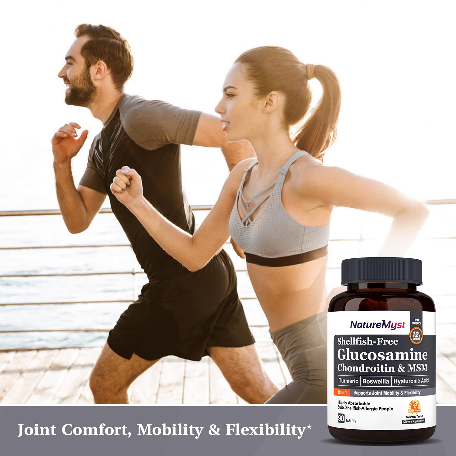NatureMyst Glucosamine Chondroitin & MSM, Turmeric, Boswellia, Collagen, Hyaluronic NatureMyst buy supplements canada