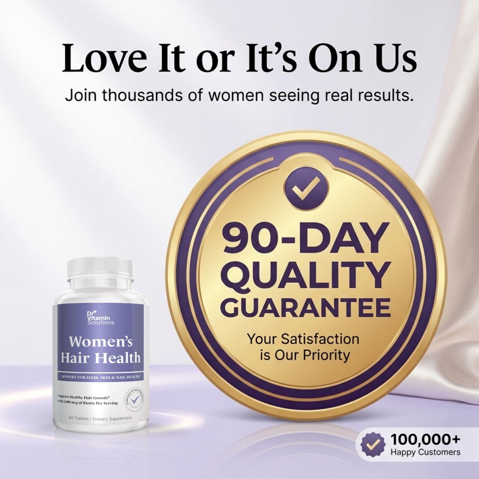 Dr Vitamin Women's Hair Health - Hair, Skin & Nails Support with Biotin & Collagen - 60 Tablets DR VITAMIN SOLUTIONS buy supplements canada