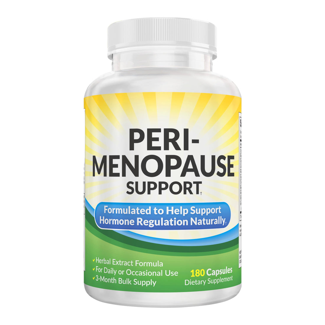 Perimenopause Support (3-Month) Supplement Blend | Women's Health & Hormone Support with 11 Herbs & Extracts | Female Hormonal Balance Supplements | 90-Day Bulk Supply | 180 Capsules Elevate Recovery Supplements buy supplements canada