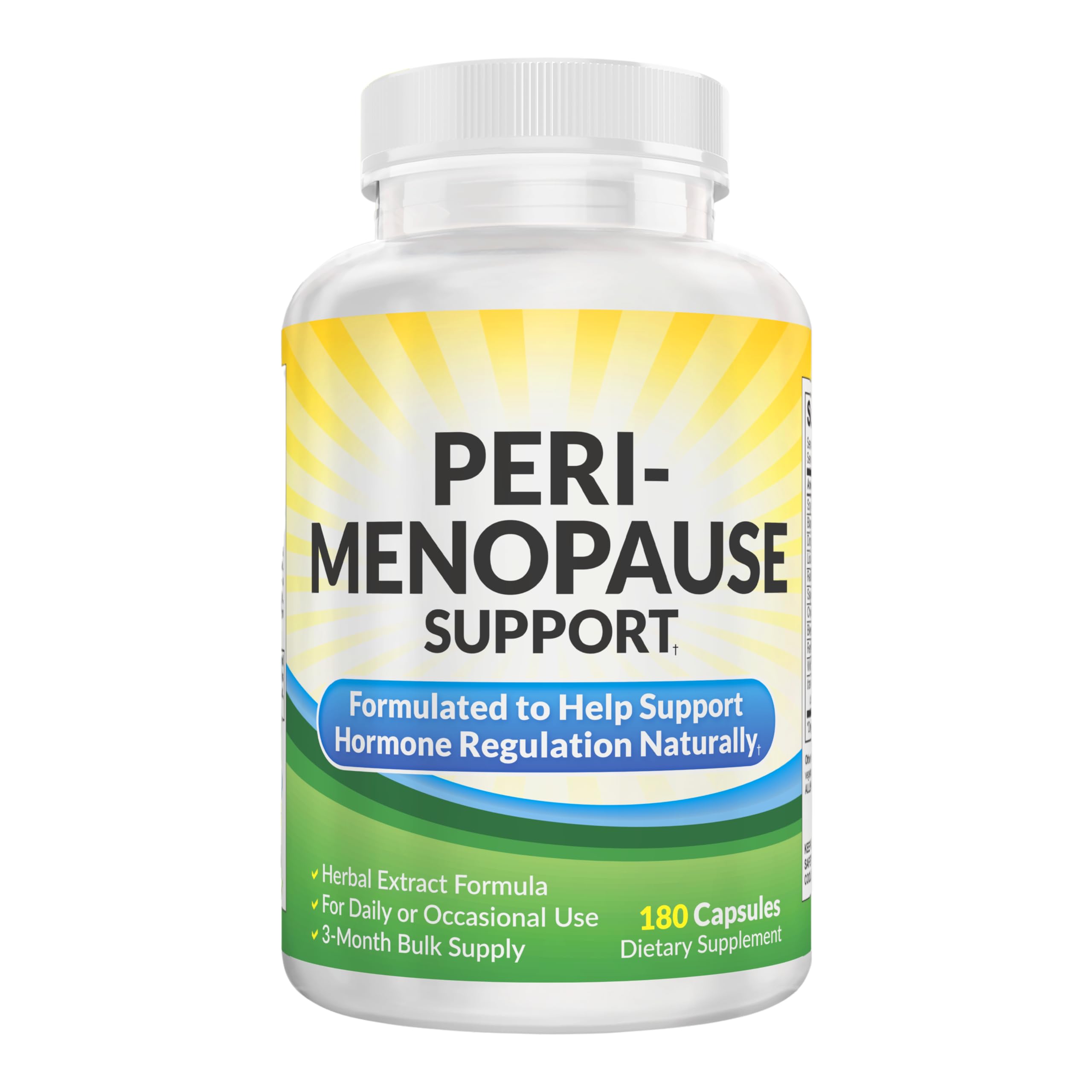 Perimenopause Support (3-Month) Supplement Blend | Women's Health & Hormone Support with 11 Herbs & Extracts | Female Hormonal Balance Supplements | 90-Day Bulk Supply | 180 Capsules Elevate Recovery Supplements buy supplements canada