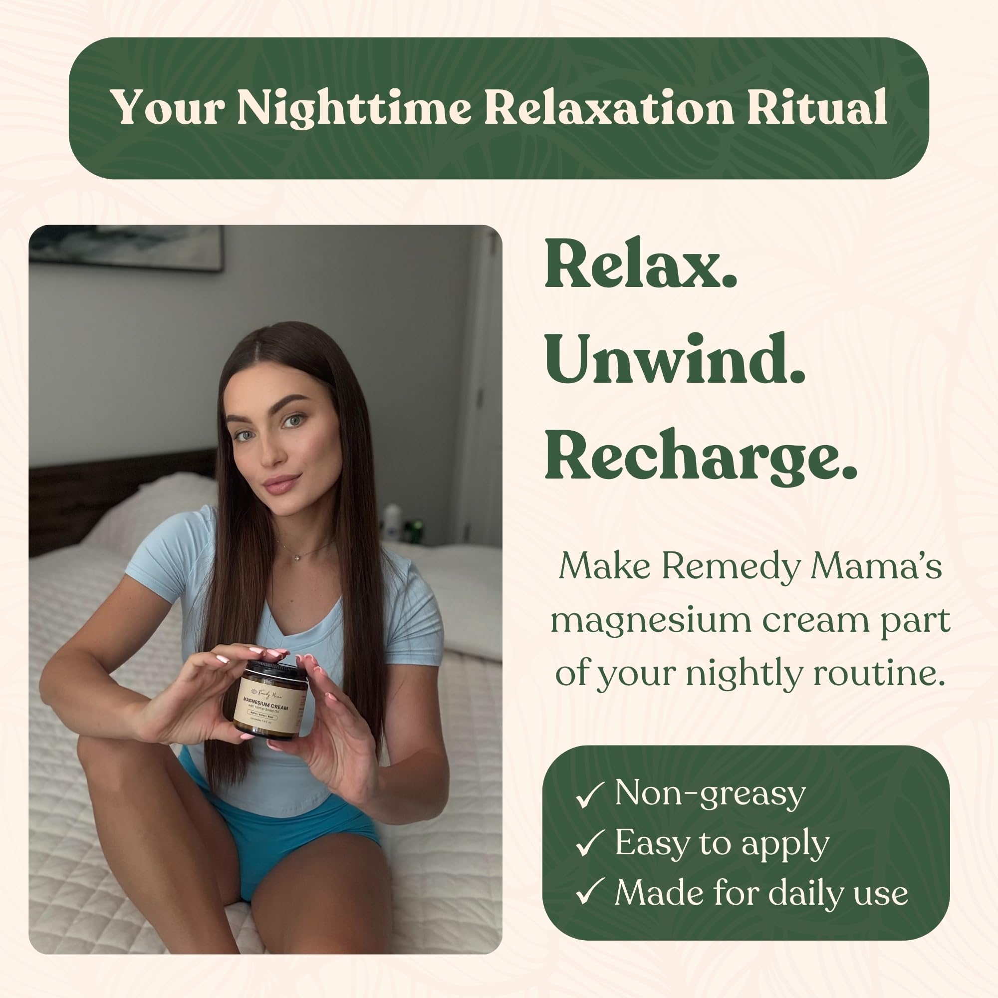 Remedy Mama Magnesium Cream for Sleep, Cramps & Muscle Soreness – with Hemp Seed Oil, Jojoba, Shea & Mango Butter – Natural, Skin-Friendly & Safe for Kids – Lavender – 4oz Glass Jar – Made in Canada Remedy Mama buy supplements canada