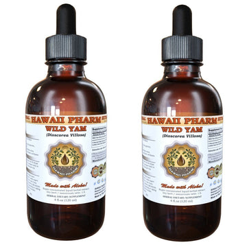 Wild Yam Liquid Extract, Wild Yam (Dioscorea Villosa) Tincture 2x2 oz HawaiiPharm buy supplements canada