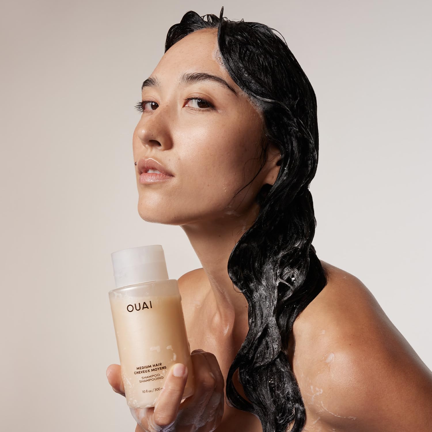 OUAI Medium Shampoo Refill - Hydrating Shampoo with Coconut Oil, Babassu, Kumquat Extract and Keratin - Strengthens, Nourishes and Adds Shine - Paraben, Phthalate and Sulfate Free Hair Care (32 Fl Oz) OUAI buy supplements canada