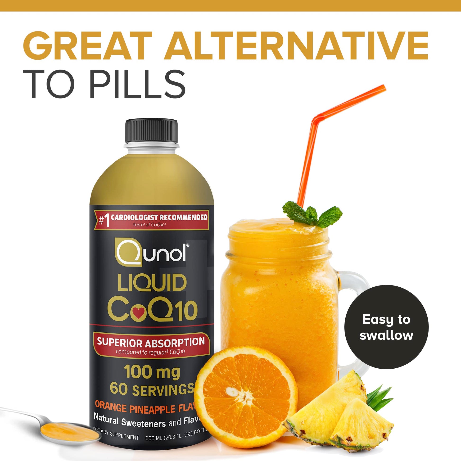 Qunol Liquid CoQ10 100mg, Superior Absorption Natural Supplement Form of Coenzyme Qunol buy supplements canada