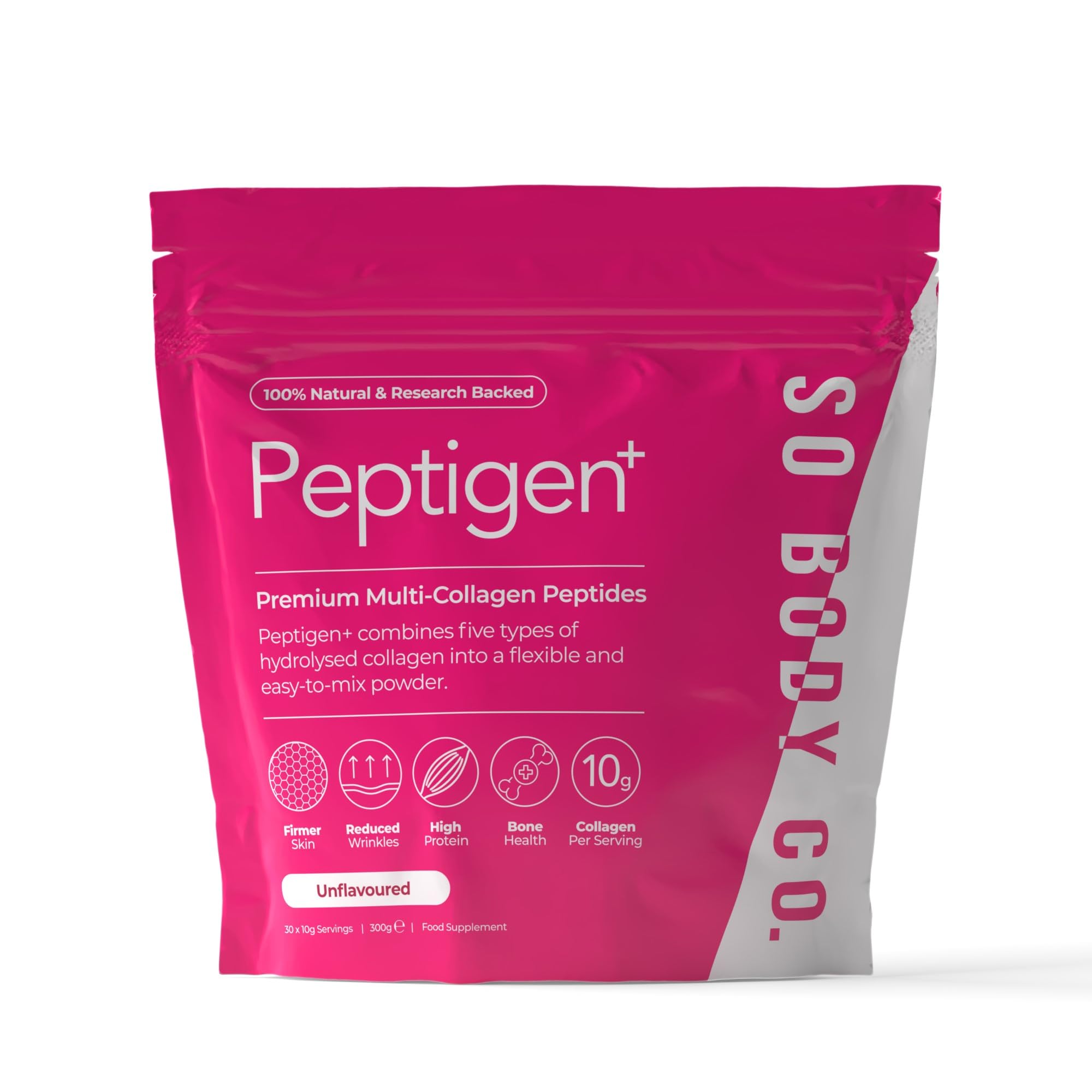 SoBodyCo Premium Collagen Supplement, Unique 5 Types of Collagen Powder, 300000mg, Collagen Peptides, Collagen So Body Co buy supplements canada