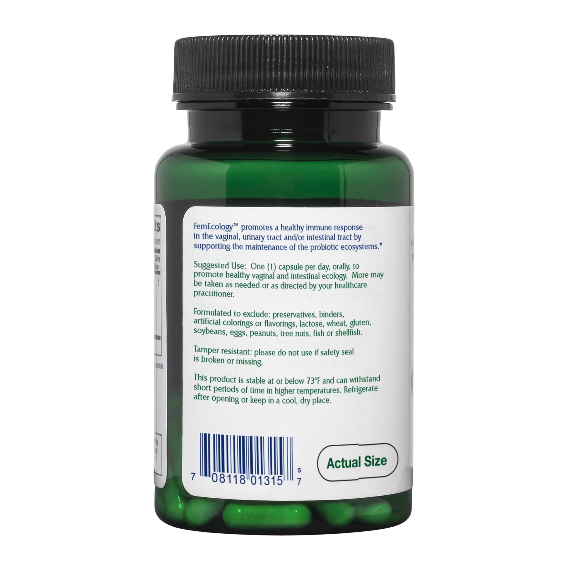 Vitanica FemEcology, Vaginal and Intestinal Probiotic Support, Vegetarian, 30 Capsules Vitanica buy supplements canada