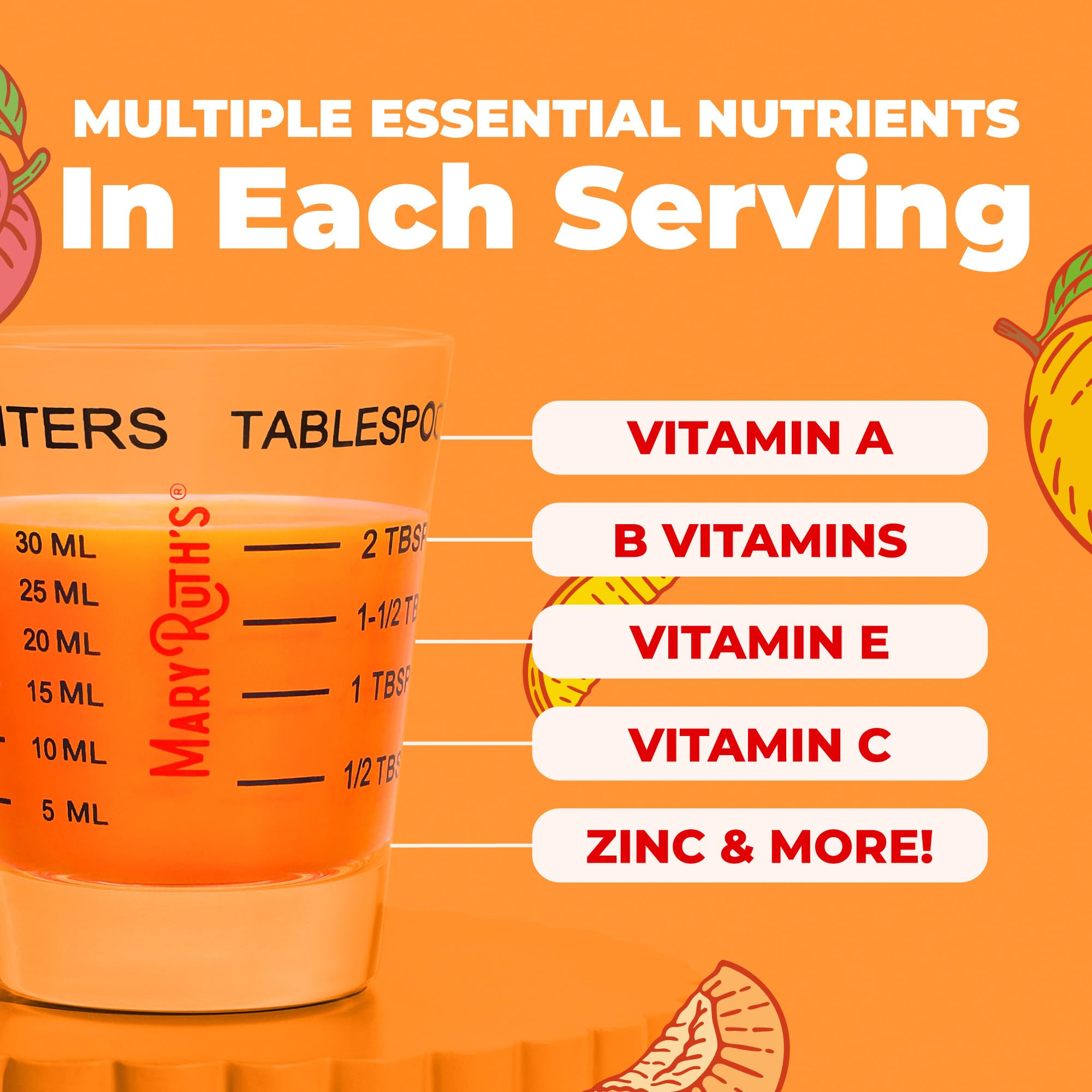 MARYRUTH'S Liquid Multivitamin+Hair Growth | Biotin 10000mcg | Lustriva Hair Growth Supplement | Clinically Tested in Women for Thicker Hair&Facial Wrinkle MARYRUTH'S buy supplements canada