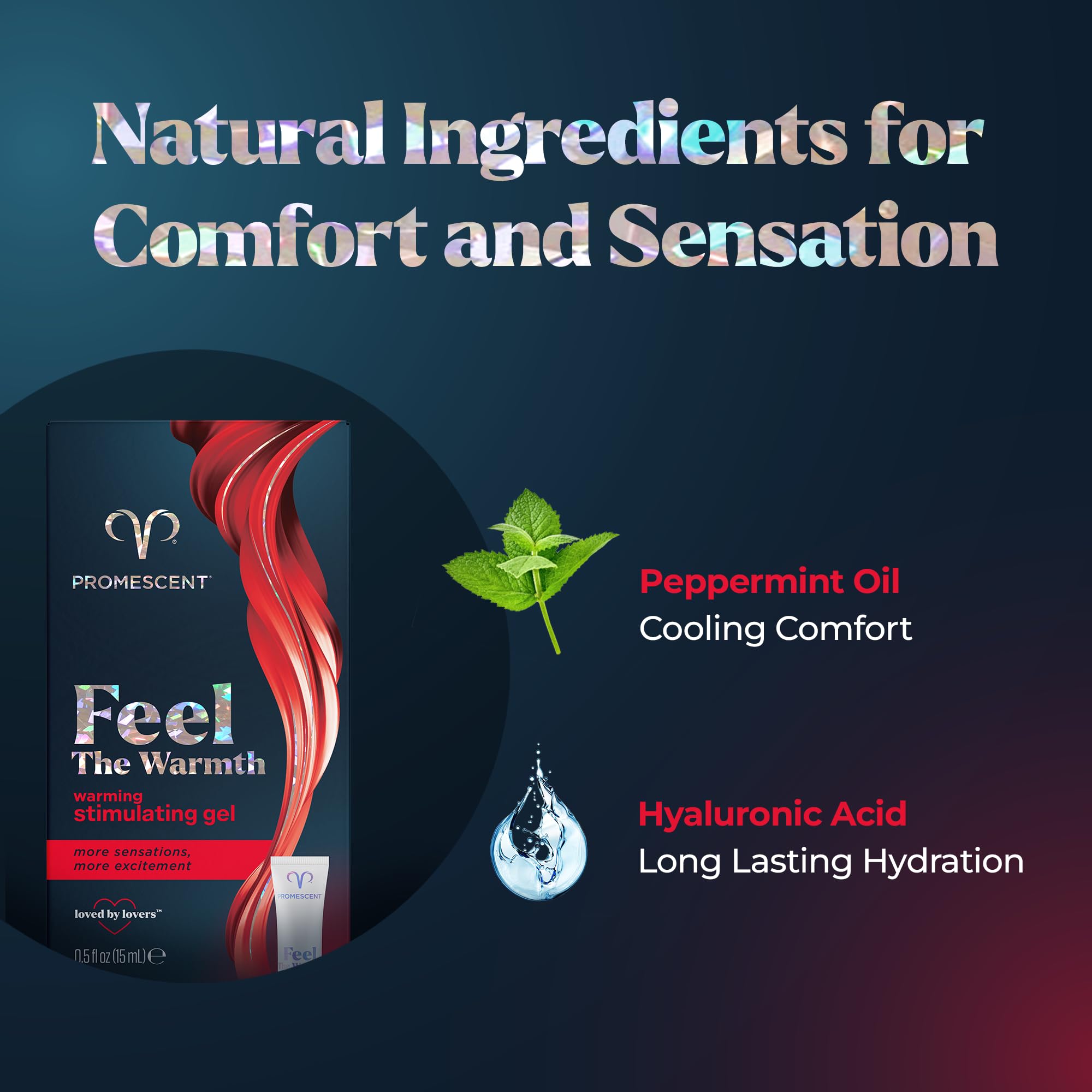 Promescent Warming Gel for Women, Personal Gel for Her, Intimate Lube, Non-Sticky Warming Lubricant, 75 Applications (15ml) Promescent buy supplements canada