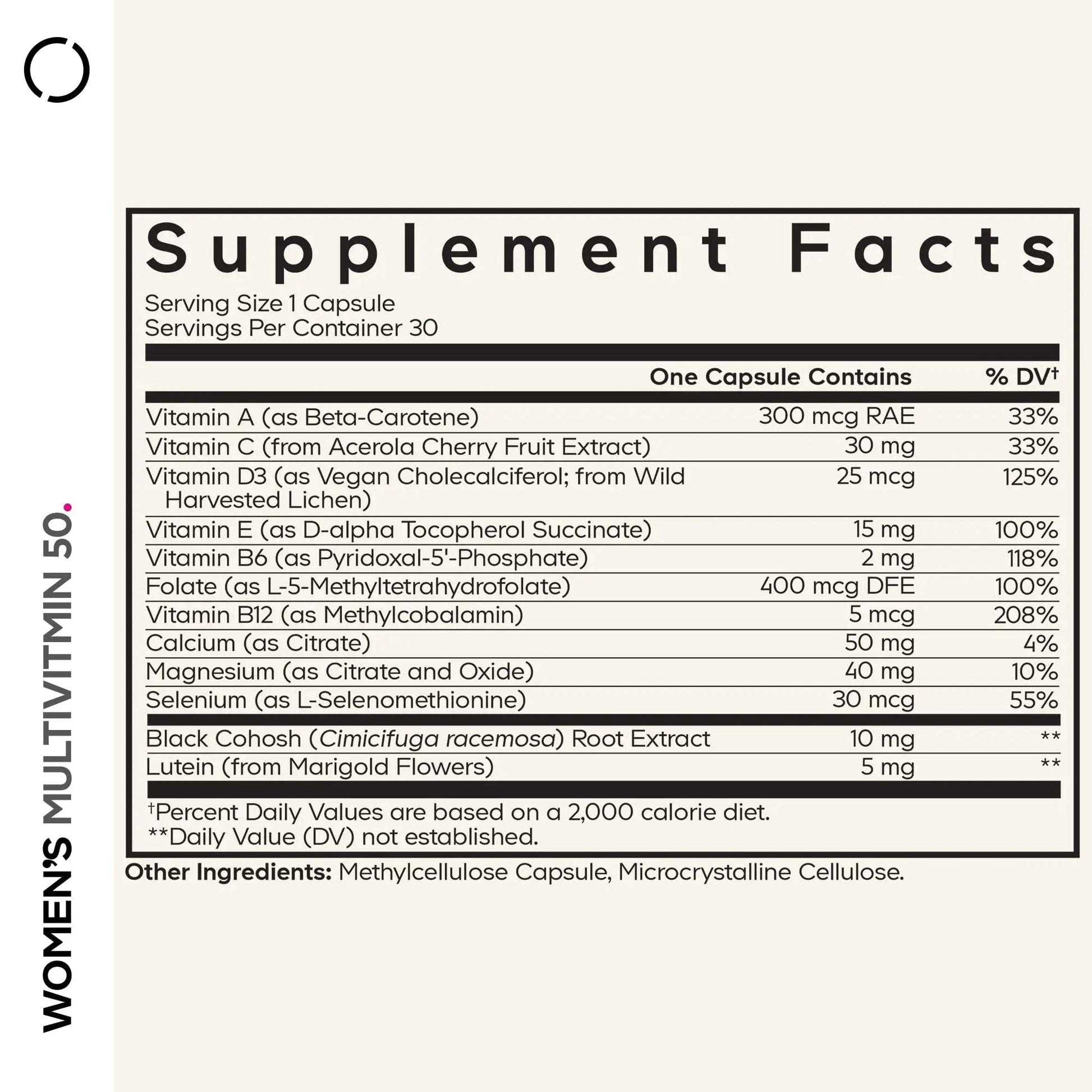 Codeage Women’s Multivitamin 50 - Essential Vitamins for Women Over 50, Methylated Folate, Magnesium, Selenium, Vitamin B6, B12, D3 Antioxidants Codeage buy supplements canada