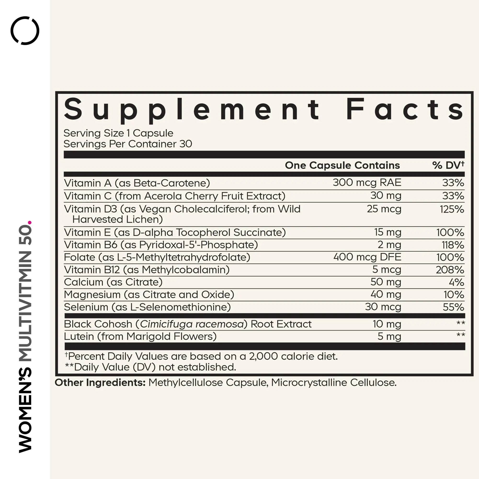 Codeage Women’s Multivitamin 50 - Essential Vitamins for Women Over 50, Methylated Folate, Magnesium, Selenium, Vitamin B6, B12, D3 Antioxidants Codeage buy supplements canada