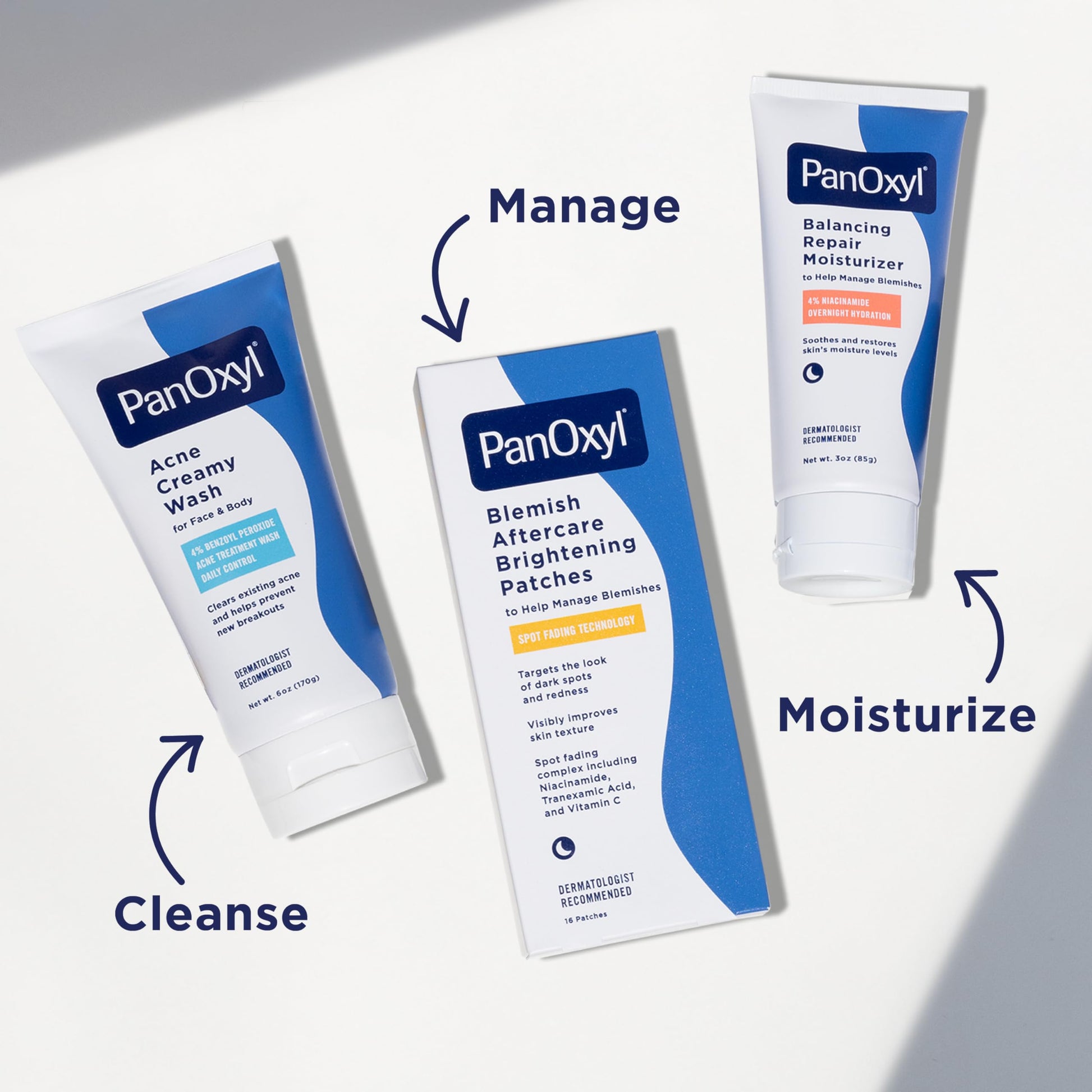PanOxyl PM Balancing Repair Moisturizer with Niacinamide, Ceramides and Cica, Hydrating Face Moisturizer PanOxyl buy supplements canada