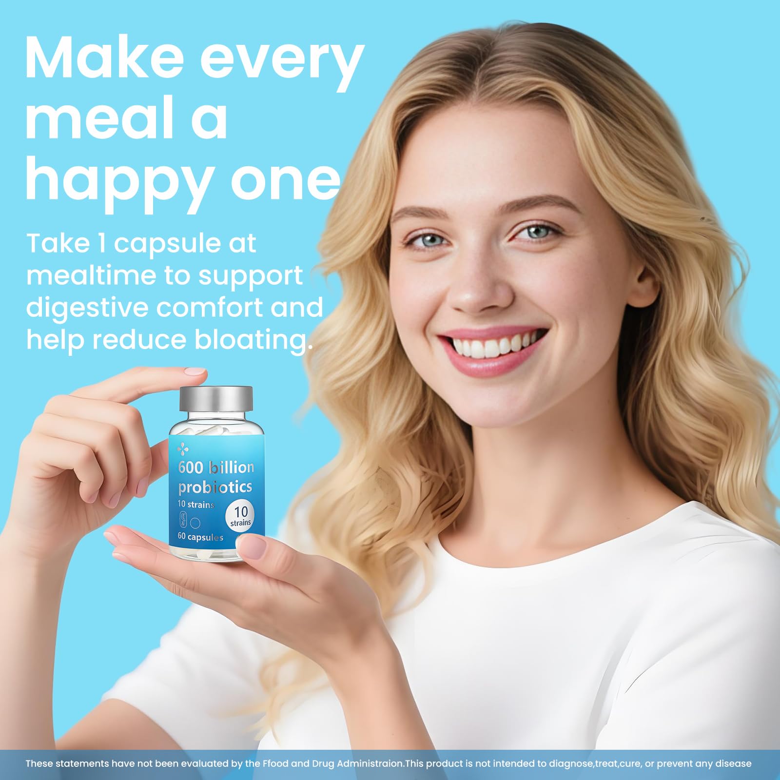 LOUDSAY Probiotics 60 Billion CFU - 10 Strains - Immune, Digestive & Gut Health - Supports Occasional Constipation, Diarrhea, Gas & Bloating - for Women & Men - 60 ct LOUDSAY buy supplements canada