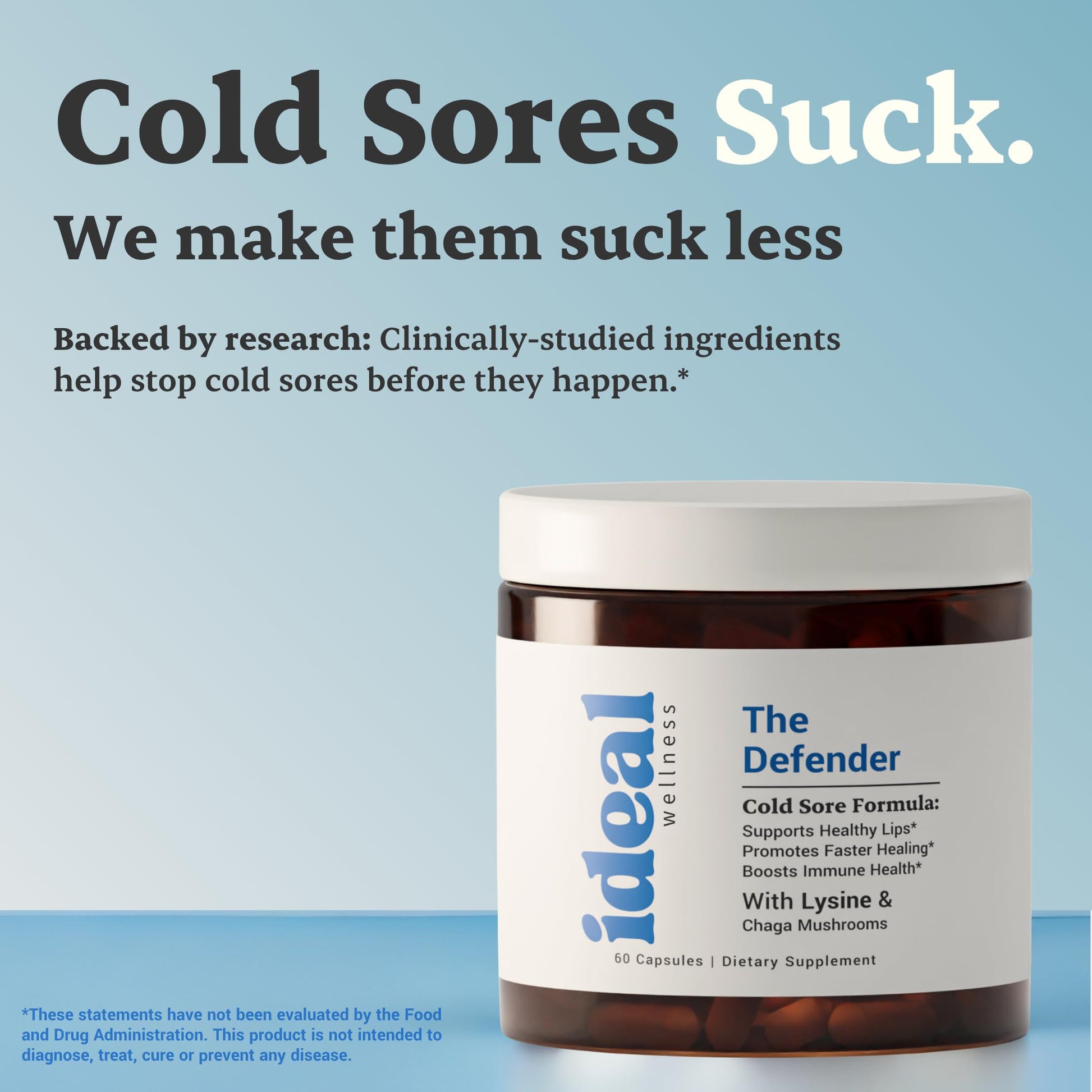 L-Lysine Cold Sore Treatment For Lips With Immune Support - L Lysine 1000mg Capsules, Chaga, Bee Propolis, Vitamin C, Zinc & Licorice Root Extract - Non-GMO, Vegetarian, Ideal Wellness buy supplements canada