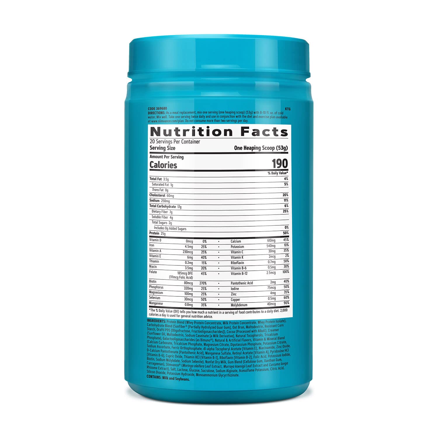 GNC Total Lean Shake + Slimvance | Caffeine Free Protein Powder, Helps Reduce Body GNC buy supplements canada