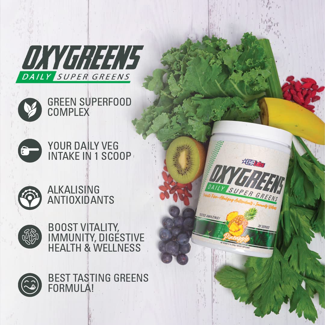 EHP Labs OxyShred + OxyGreens Bundle - Thermogenic Pre Workout Powder & Shredding EHP Labs buy supplements canada
