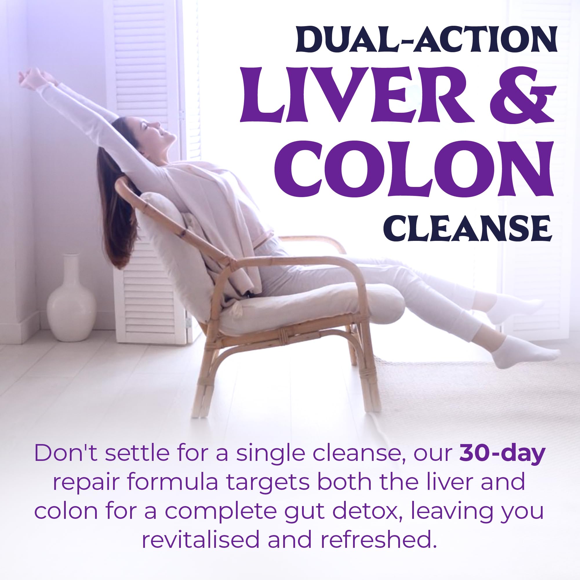 Liver Cleanse Detox & Repair with Colon Cleanse - Milk Thistle, Dandelion Root, Psyllium Husk Fiber Nutreb buy supplements canada