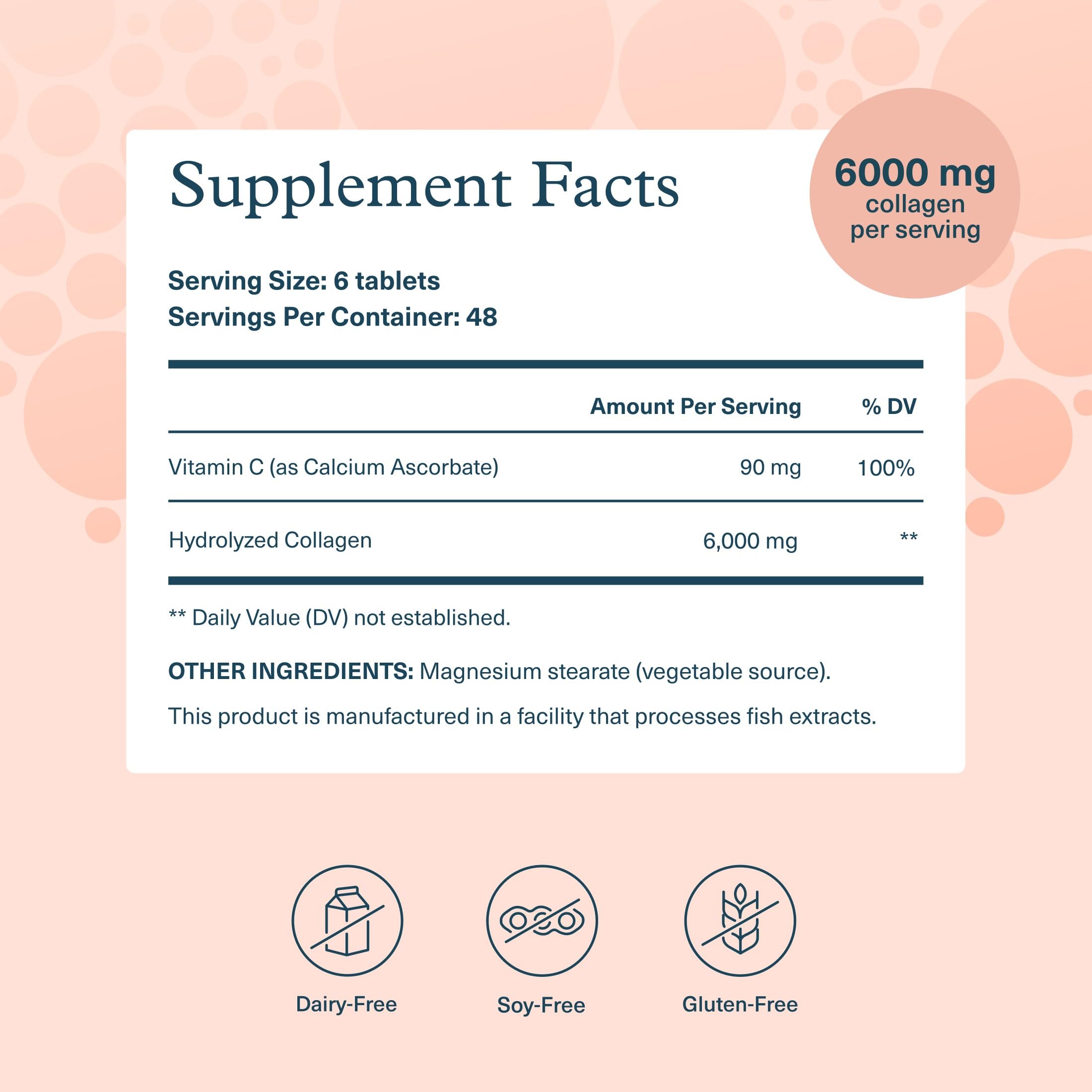 Youtheory Advanced Collagen - 6,000 mg Hydrolyzed Collagen Peptides - Includes Antioxidants & Contains Vitamin C - Hair Growth, Nails, Joint Health & Bone Support* - 290 Tablets (48-Day Supply) Youtheory buy supplements canada