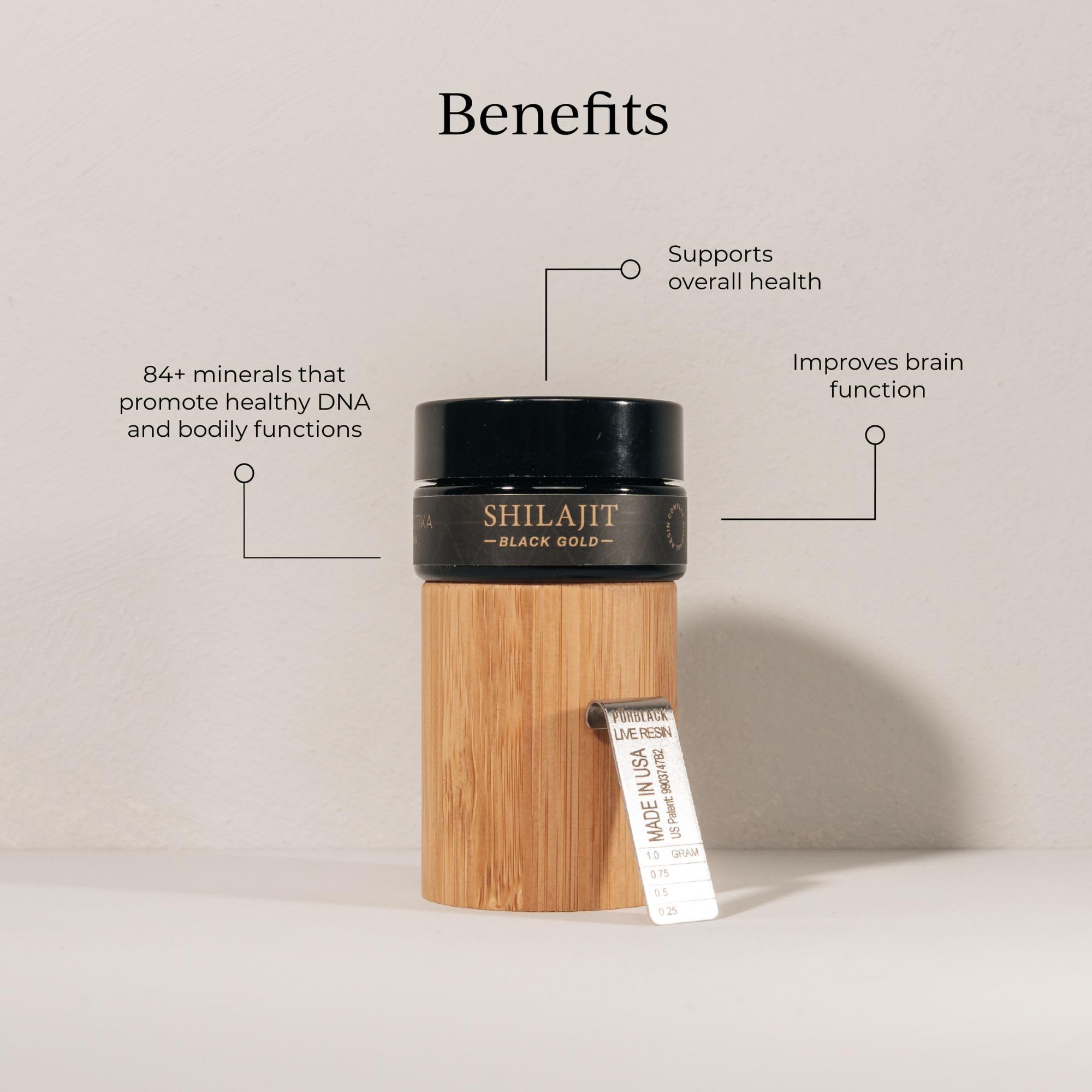 CYMBIOTIKA Pure Himalayan Shilajit Resin 500mg - 84+ Trace Minerals, High Potency with Elemental Gold & Fulvic Acid - for Energy, Focus, Immune & Digestive Support - Authentic Shilajit Resin CYMBIOTIKA buy supplements canada