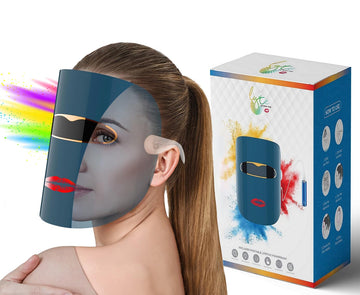 Lyte Wireless LED Light Therapy Mask Red Blue Amber 3 Color Light Weight| Includes Power Lift Care buy supplements canada