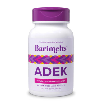 Barimelts ADEK - 60 Fast-Dissolving Tablets (2-Month Supply) - Sugar-Free Bariatric Vitamins for Women Including Vitamin A, Vitamin D, Vitamin E BariMelts buy supplements canada