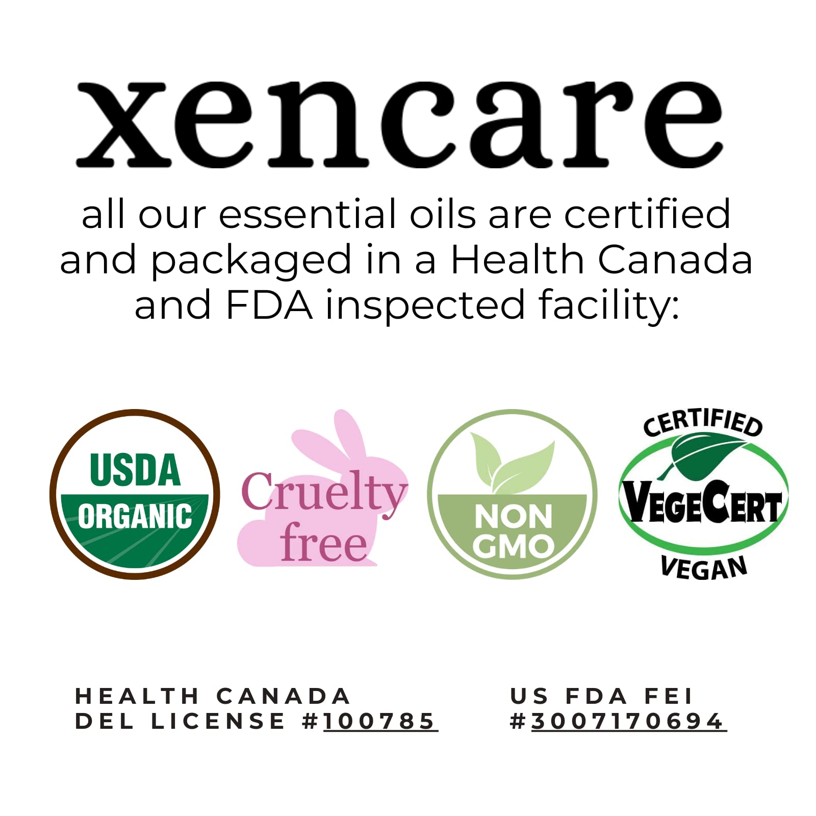 xencare Peppermint USDA Organic Food Grade Essential Oil | 100% Pure Natural Undiluted XenCare buy supplements canada