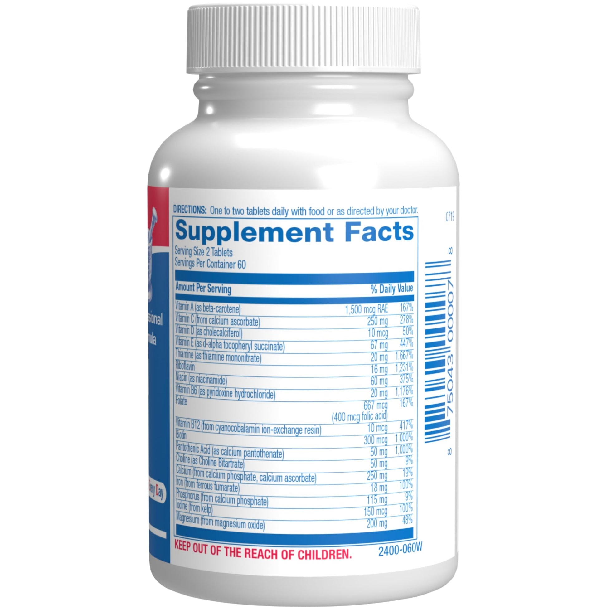 30-In-1 Adult Multivitamin with Iron - Antioxidant Rich Over 50 Multivitamin for Women and Men with Vitamins A C D E B Complex Zinc Magnesium Myo Inositol Citrus Bioflavonoids & More - 1 Month Supply Anabolic Laboratories buy supplements canada
