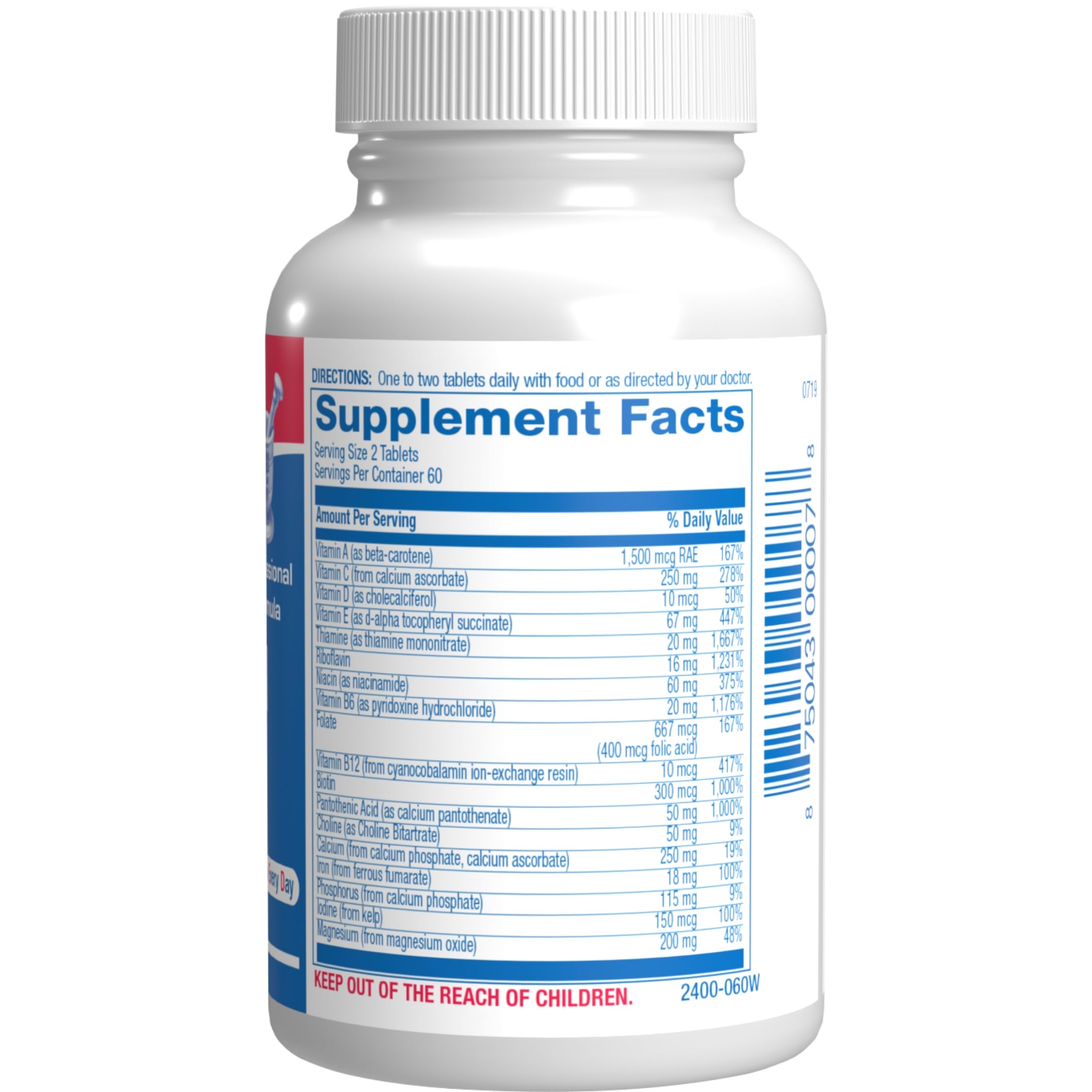 30-In-1 Adult Multivitamin with Iron - Antioxidant Rich Over 50 Multivitamin for Women and Men with Vitamins A C D E B Complex Zinc Magnesium Myo Inositol Citrus Bioflavonoids & More - 1 Month Supply Anabolic Laboratories buy supplements canada