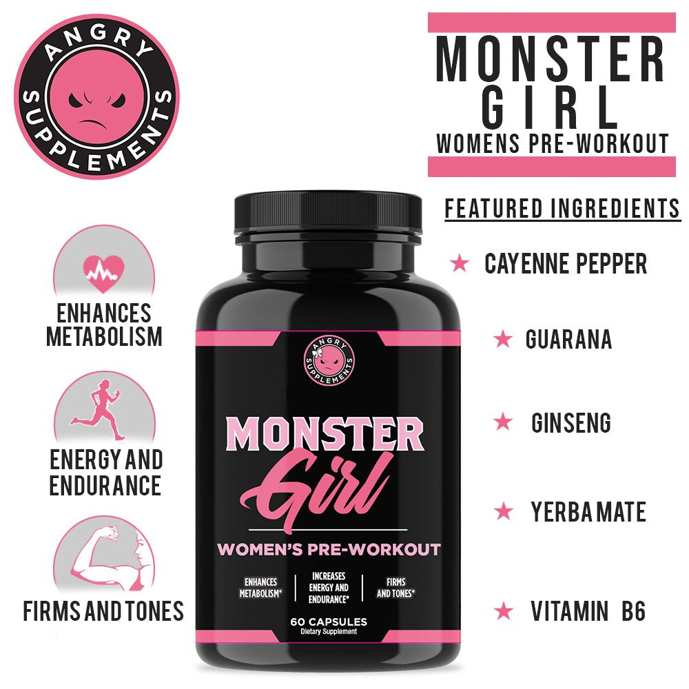 Angry Supplements Monster Girl, Women’s Pre-Workout + Recovery, Apple Cider Vinegar Angry Supplements buy supplements canada