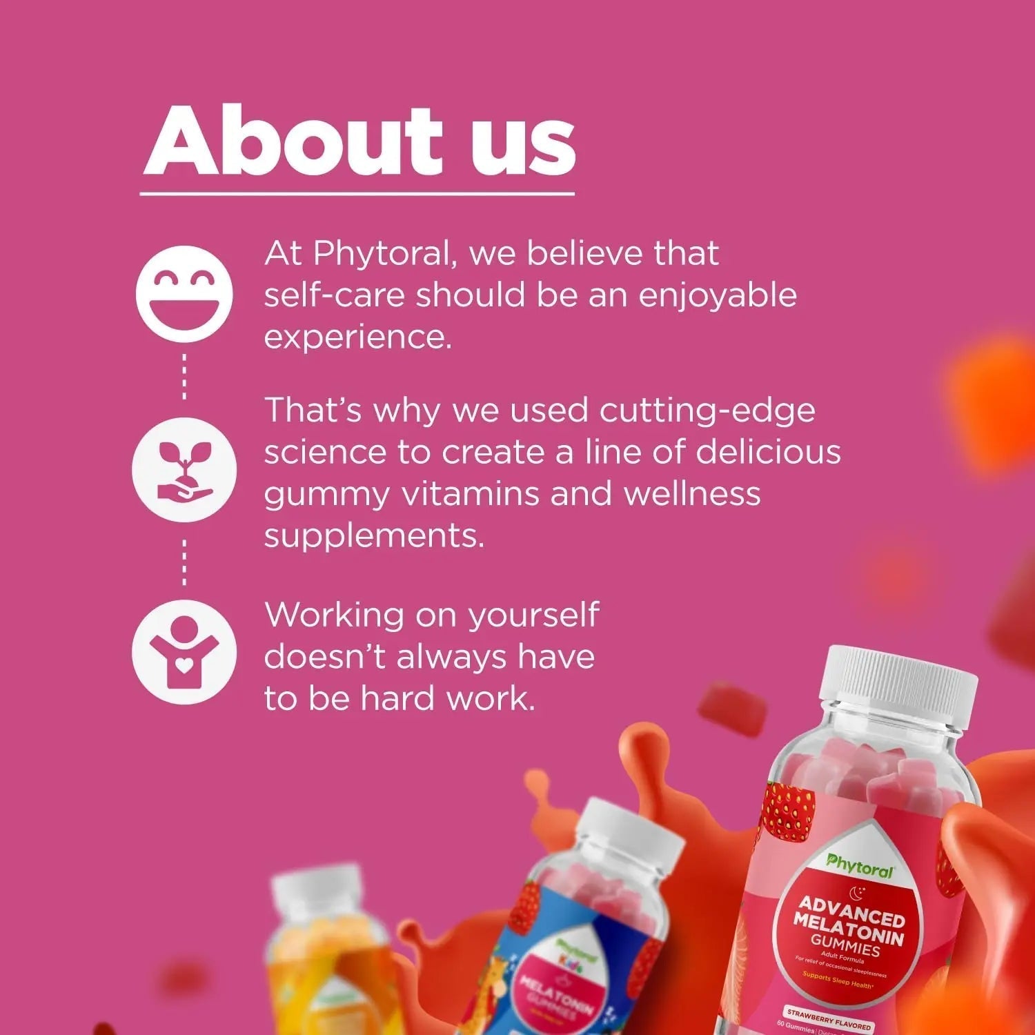 Natural Multivitamin Iron Gummies for Adults - Adult Gummy Vitamins with Iron and Energy Boost B Complex Vitamins Phytoral buy supplements canada