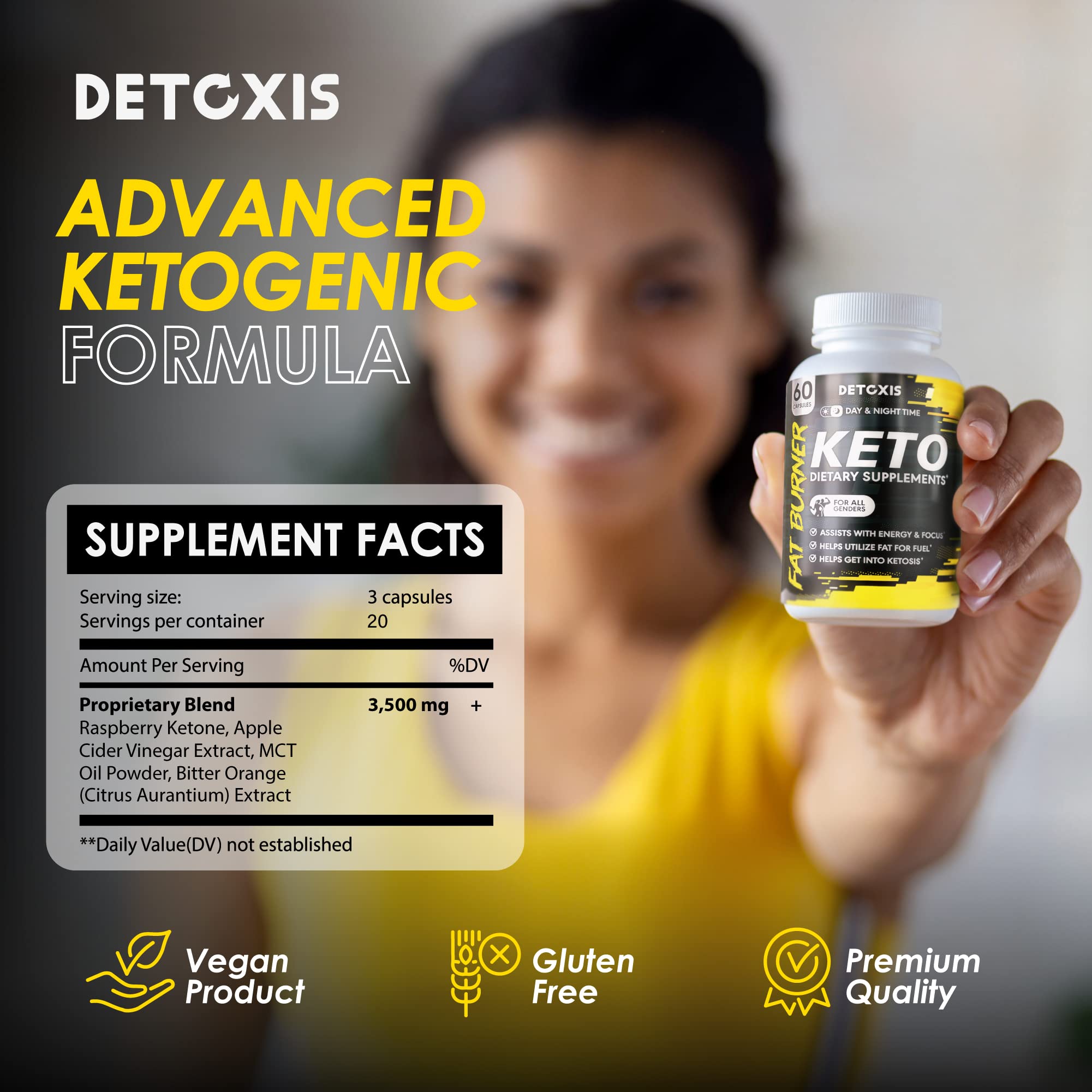 Keto Pills - 60 Ketogenic Diet Support Capsules - Keto Weight Management - Increase Detoxis buy supplements canada