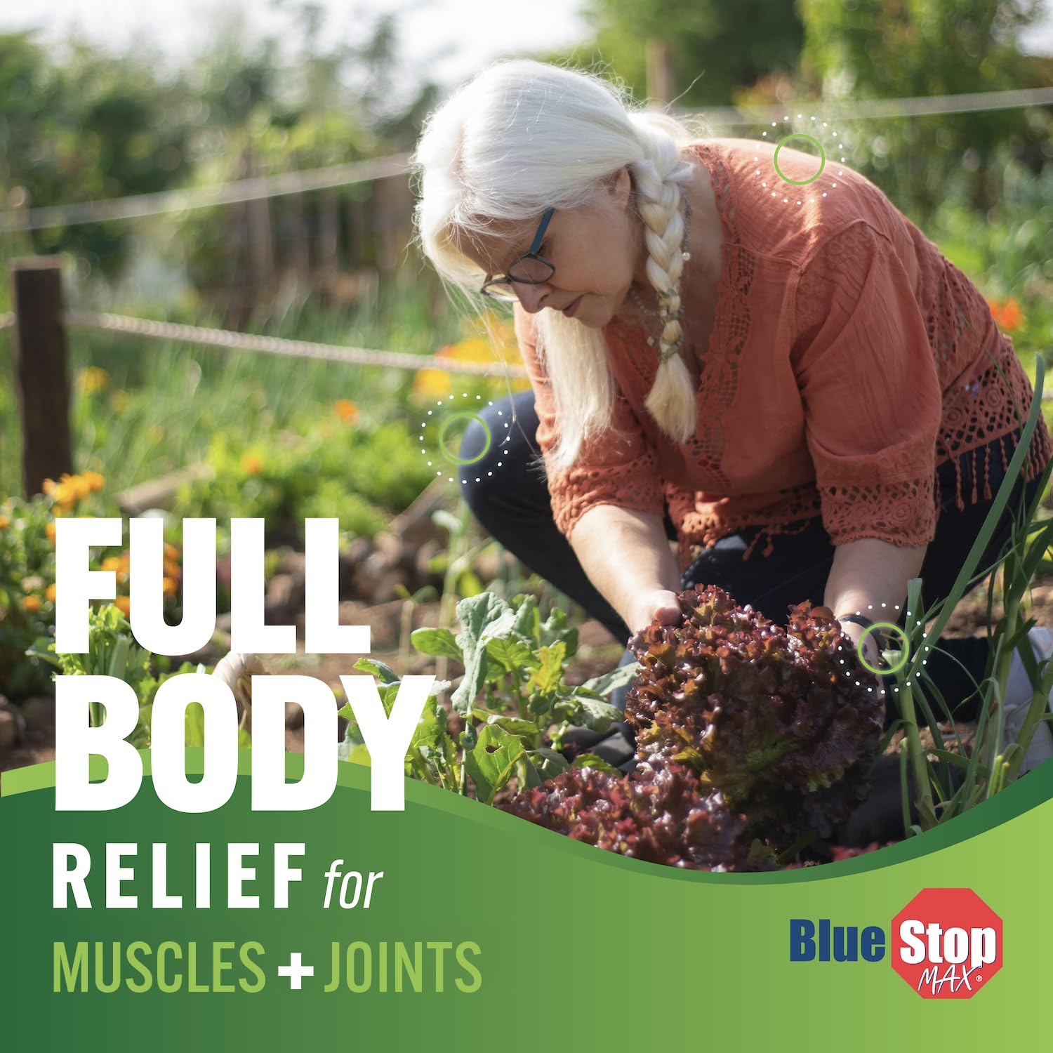Blue Stop Max Massage Gel for Body Aches, 16 oz Pump Bottle; 3 in 1 Product Relieves Body Aches, Supports Joints and Nourishes The Skin Blue Stop Max buy supplements canada