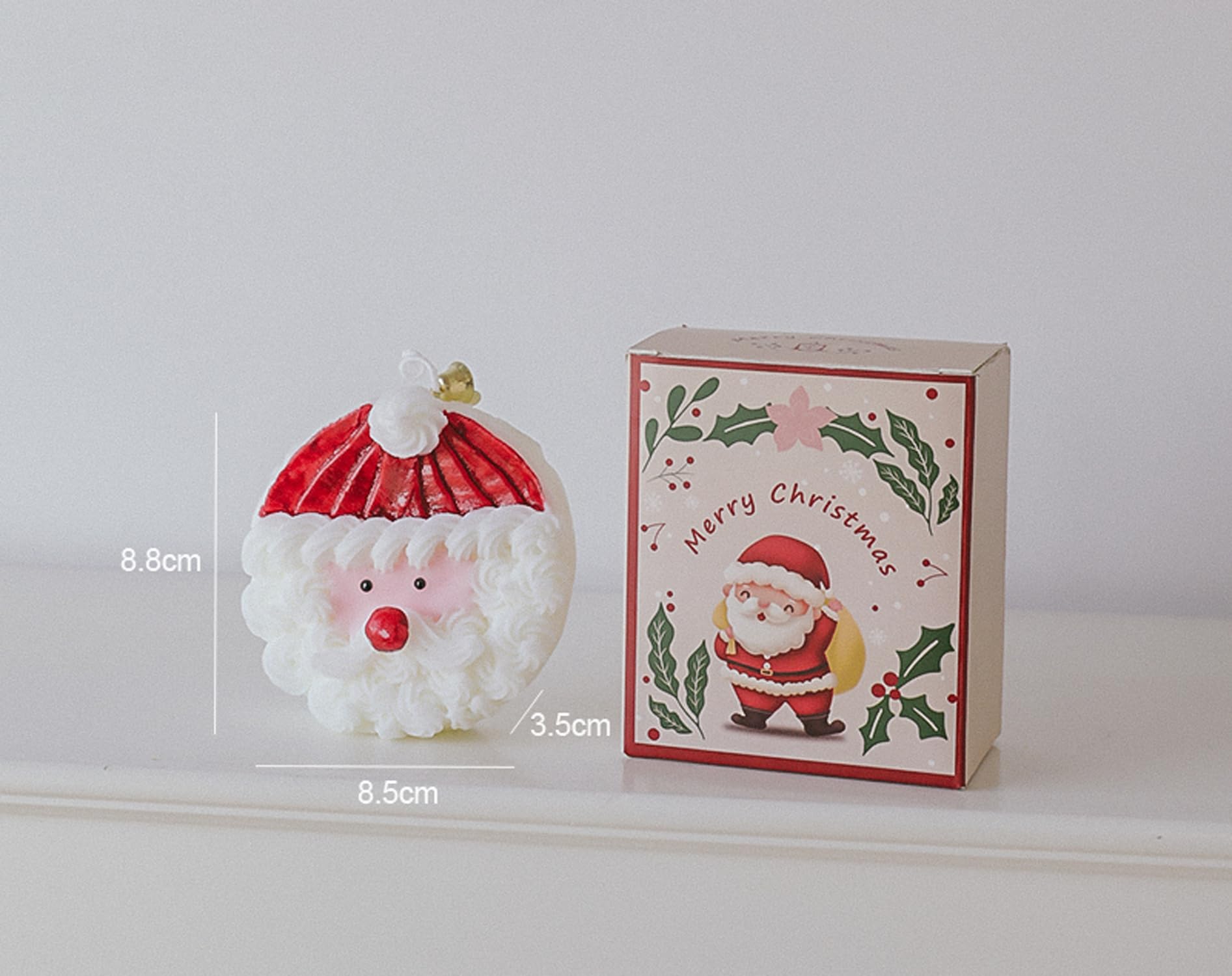 Christmas Cake Scented Candle,110G Handmade Aroma Soy Wax Santa Claus Decorative Candle T-shin buy supplements canada