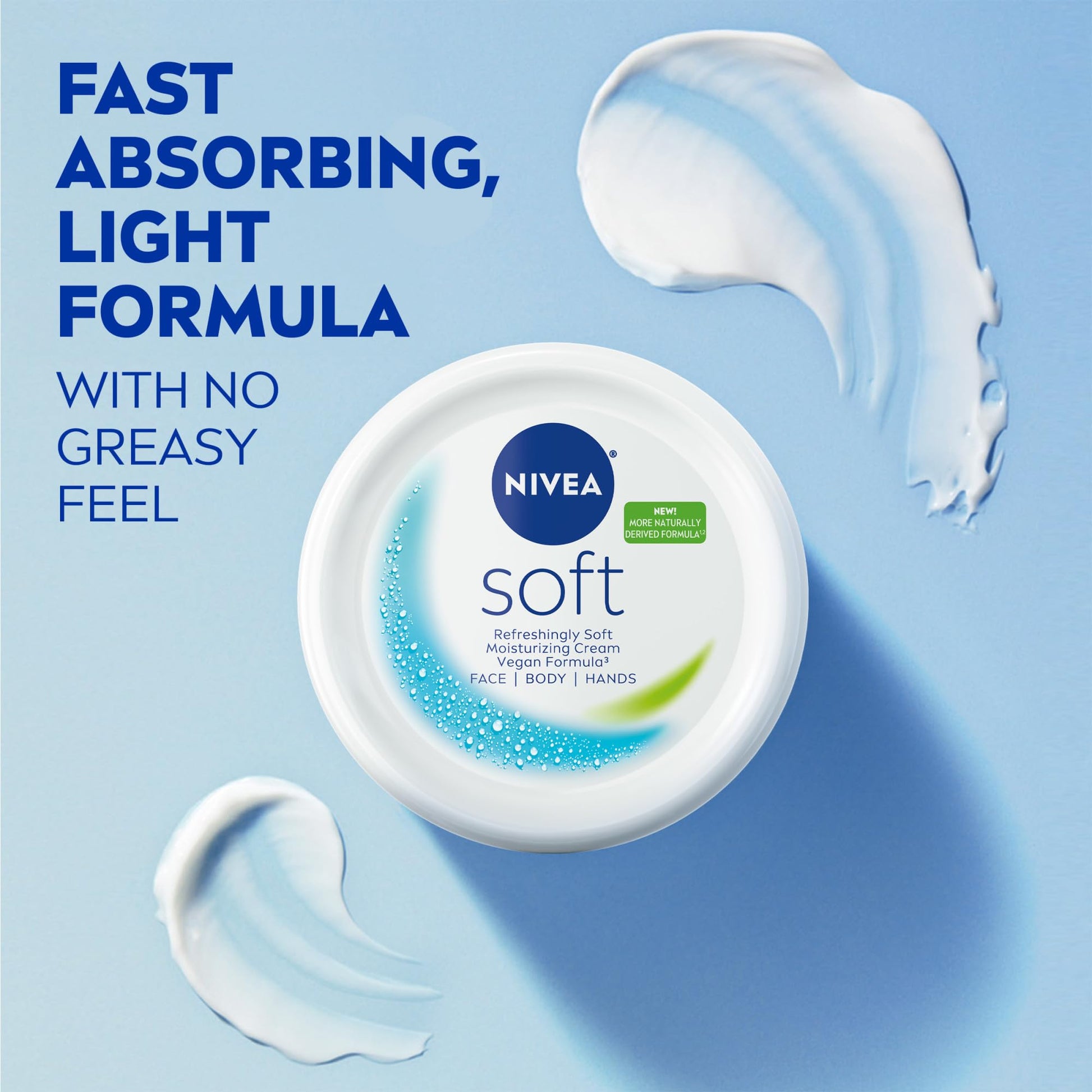 NIVEA Soft Refreshingly Soft Moisturizing Cream, Lightweight Body Moisturizer for Face, Body and Hands, Body Cream Enriched NIVEA buy supplements canada