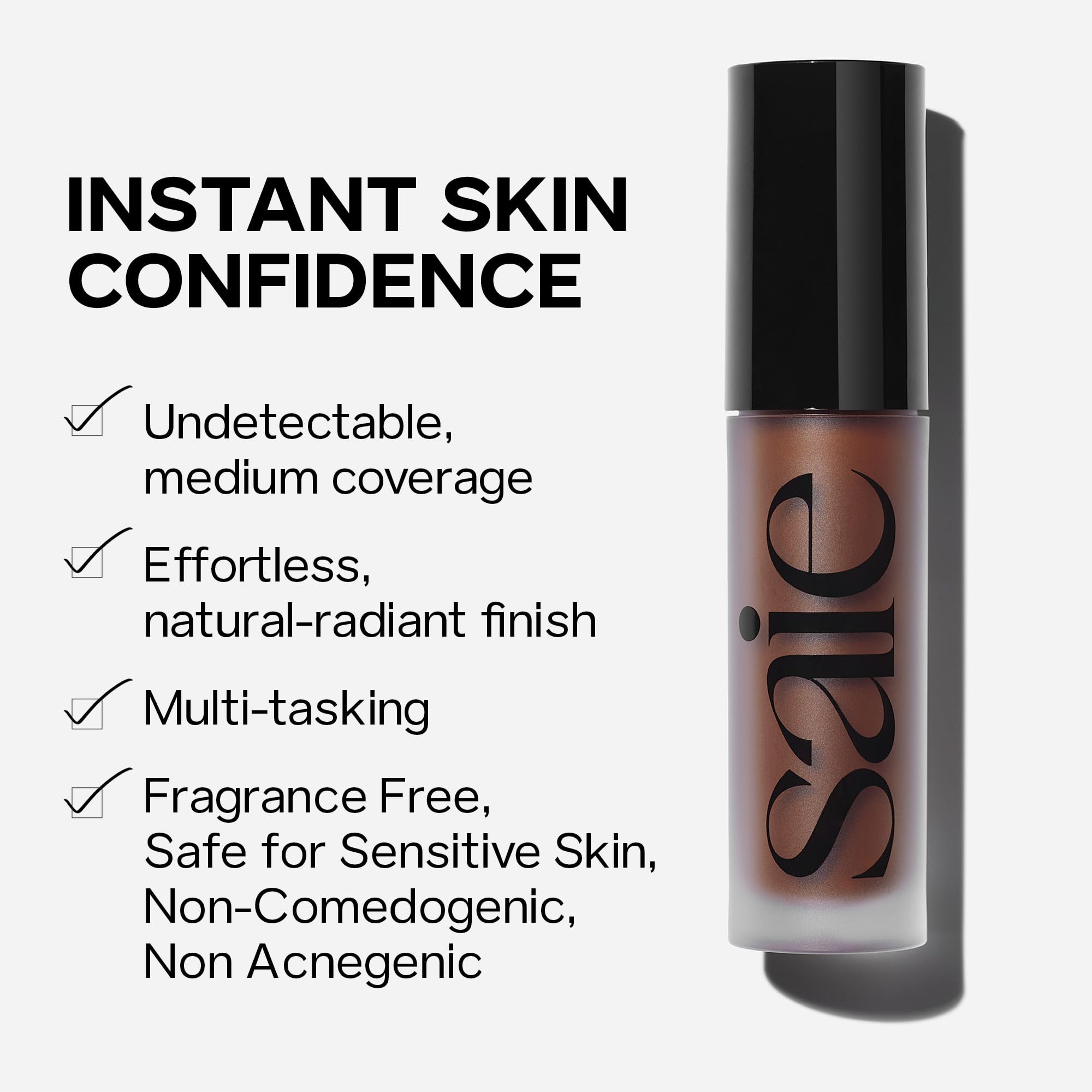 Saie Slip Tint Radiant Cream Concealer & All-Over Face Makeup - Concealer for Dark Circles, Redness & Blemishes - Lightweight Makeup Made with Hydrating Hyaluronic Acid - Shade 7 (0.17 oz) Saie buy supplements canada