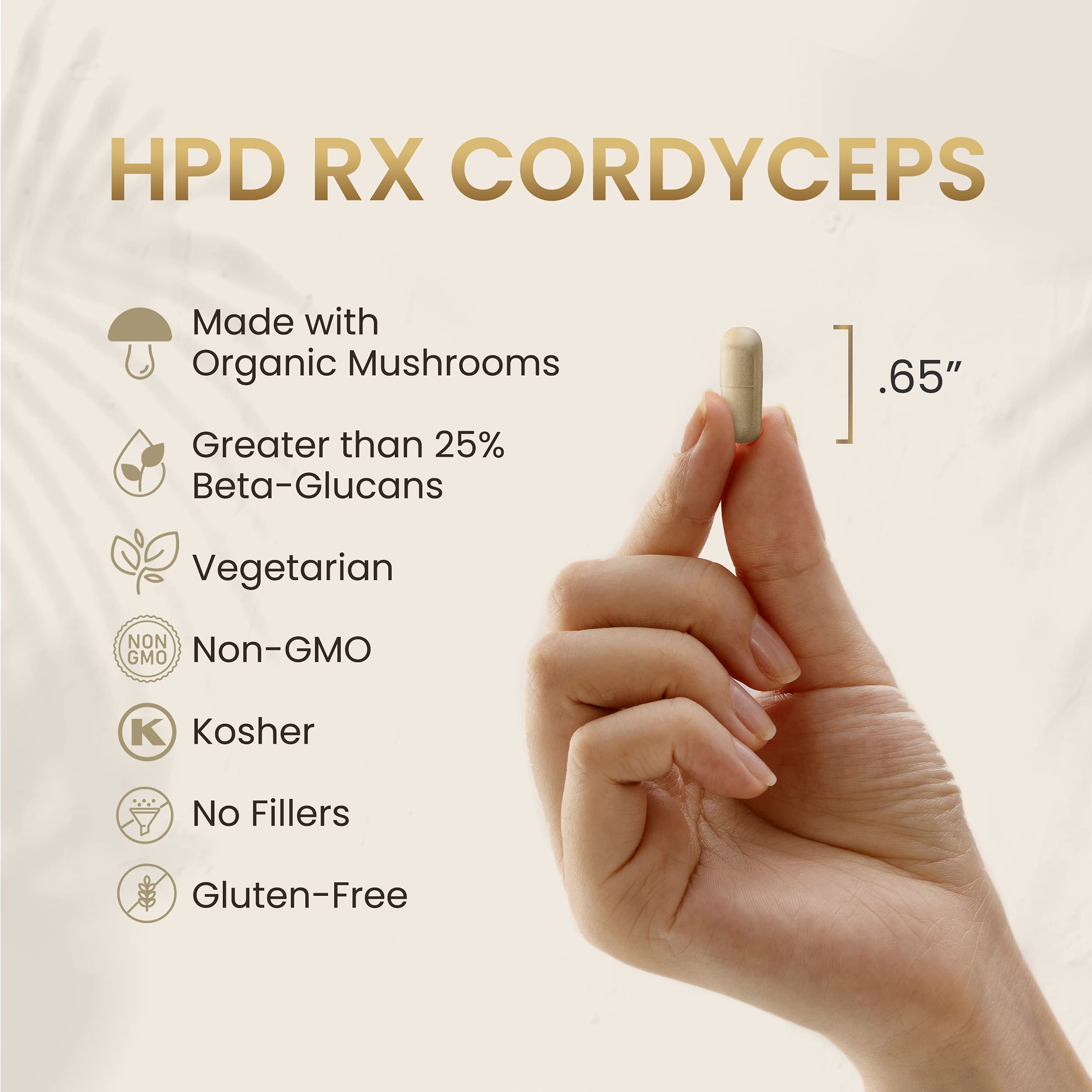 HPD Rx Premium Organic Cordyceps Mushroom Extract Performance Supplement HPD Rx buy supplements canada