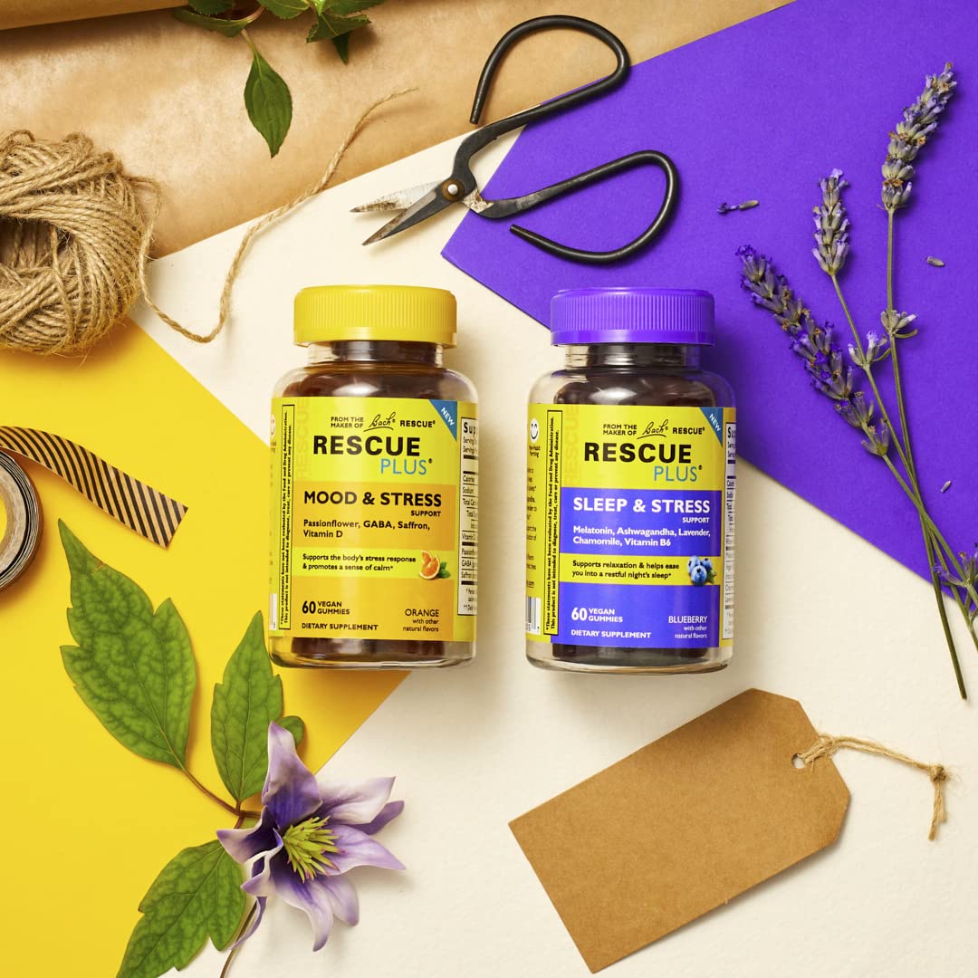 RESCUE Bach Plus Sleep & Stress Support Gummies, Nighttime Dietary Supplement RESCUE buy supplements canada