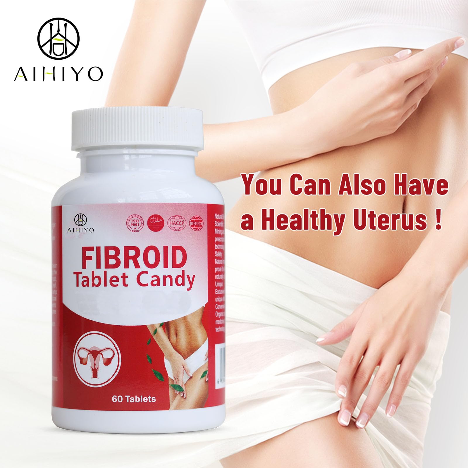 AIHIYO Herbal Tablets for Women's Wellness, 1000mg Pill Supplement, Supports Menstrual Comfort & Hormonal Balance, 60 Tablets AIHIYO buy supplements canada