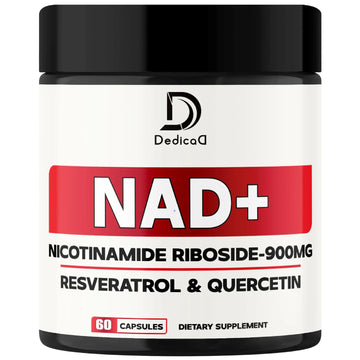 DEDICAD NAD Supplement with Nicotinamide Riboside, Trans-Resveratrol, Quercetin - Cellular Energy & Repair, Vitality, Healthy Aging - 60 Count DEDICAD buy supplements canada