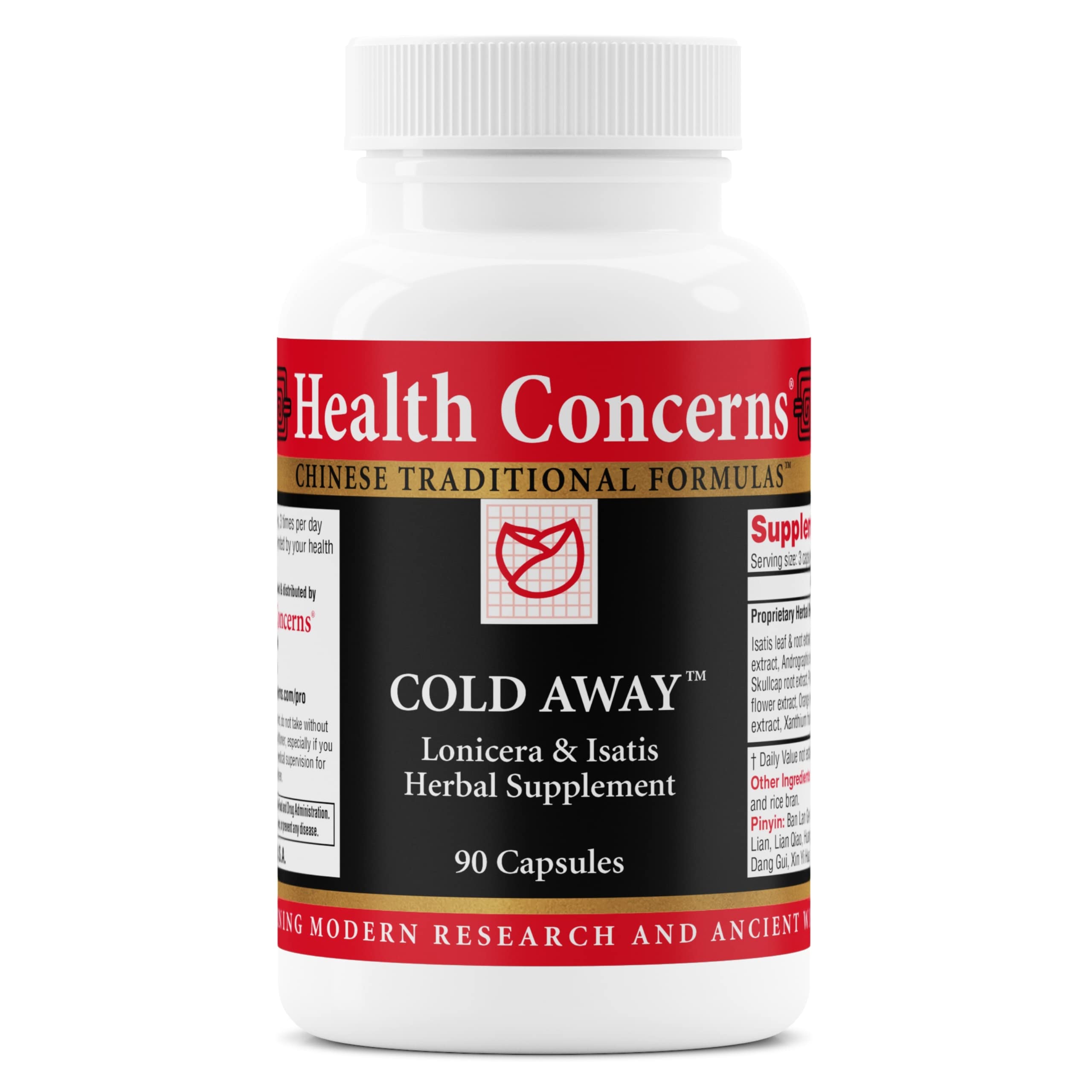 Health Concerns Cold Away - Immune Support & Defense - Vitamin Supplement for Flu Relief & Colds - Immunity System Booster - Licorice Root, Dong Quai, Chinese Skullcap & Andrographis - 90 Capsules Health Concerns buy supplements canada