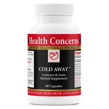 Health Concerns Cold Away - Immune Support & Defense - Vitamin Supplement for Flu Relief & Colds - Immunity System Booster - Licorice Root, Dong Quai, Chinese Skullcap & Andrographis - 90 Capsules Health Concerns buy supplements canada