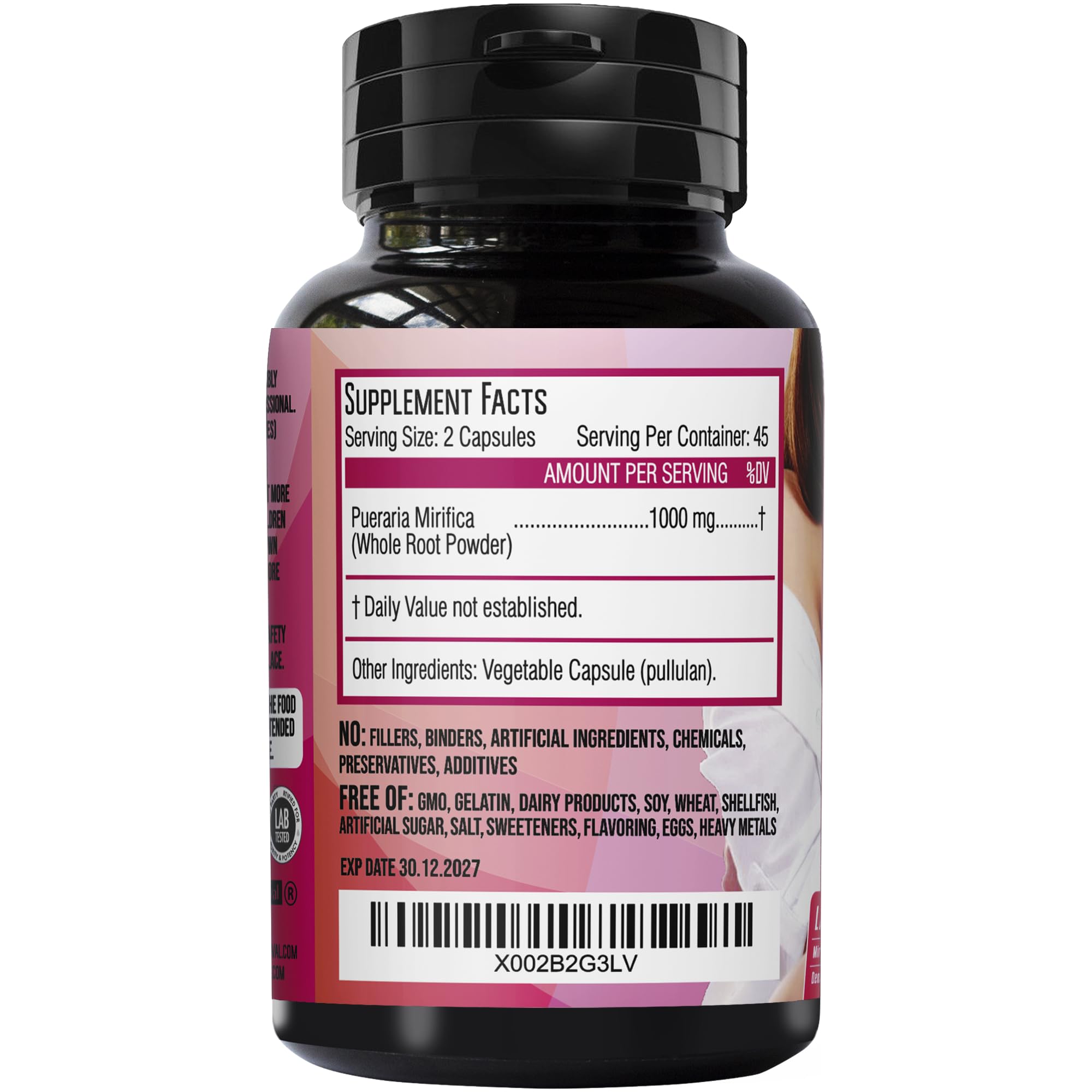 Pueraria Mirifica Capsules 2000mg Daily - Breast Enhancement Pills and Estrogen Supplement for Women and Men, Breast Enlargement Pills for Women and Transgender - Breast Growth Breast Enhancer Sapir's Nutrition buy supplements canada