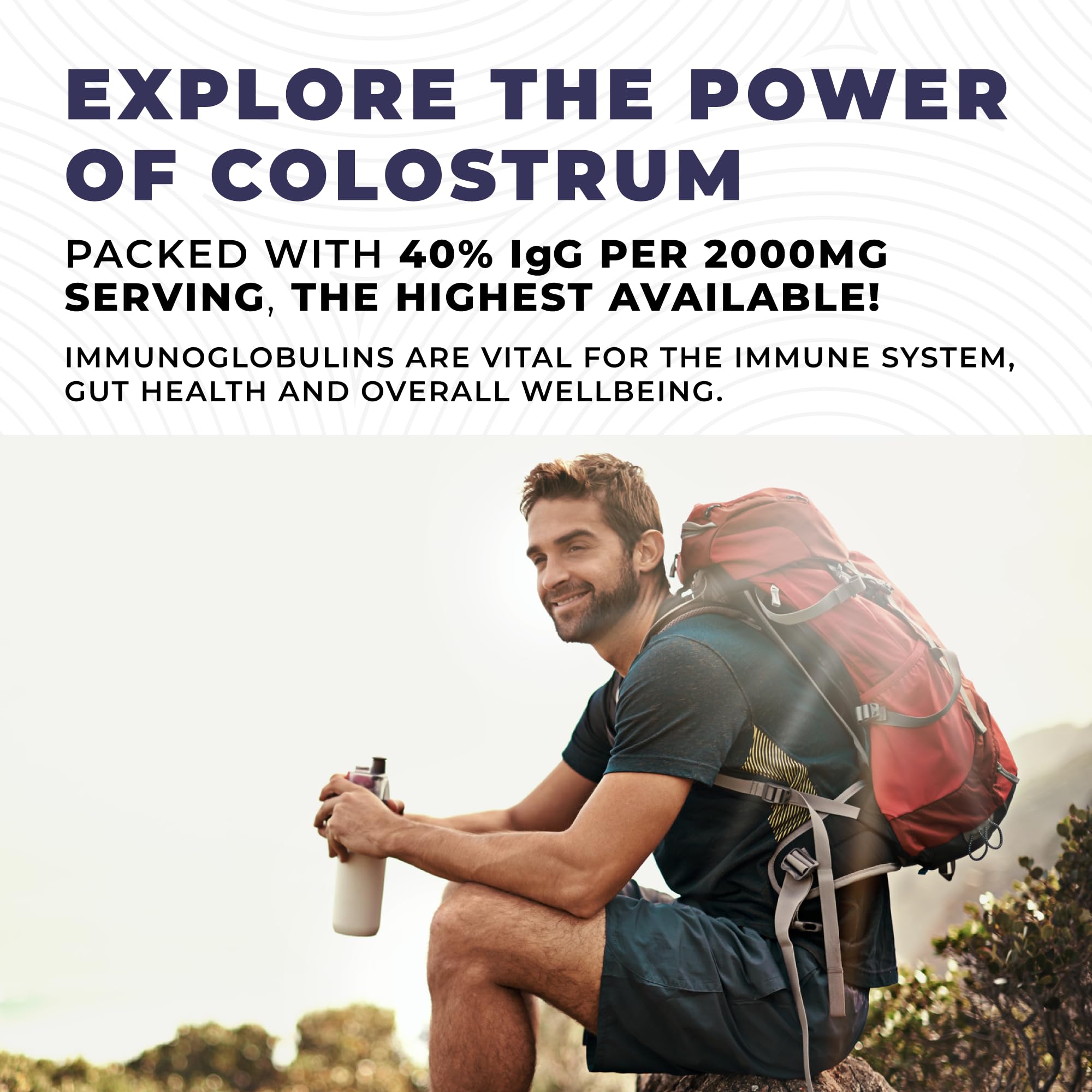180ct Colostrum Capsules 40% IgG - USA Sourced Bovine Colostrum Powder Left Coast Performance buy supplements canada